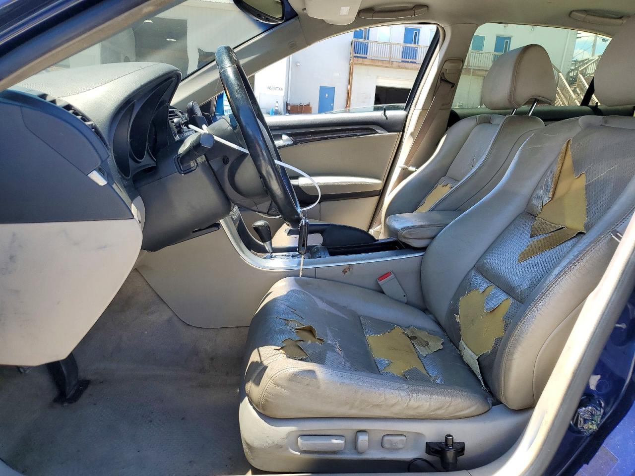 2007 Acura Tl Blue vin: 19UUA66227A028673