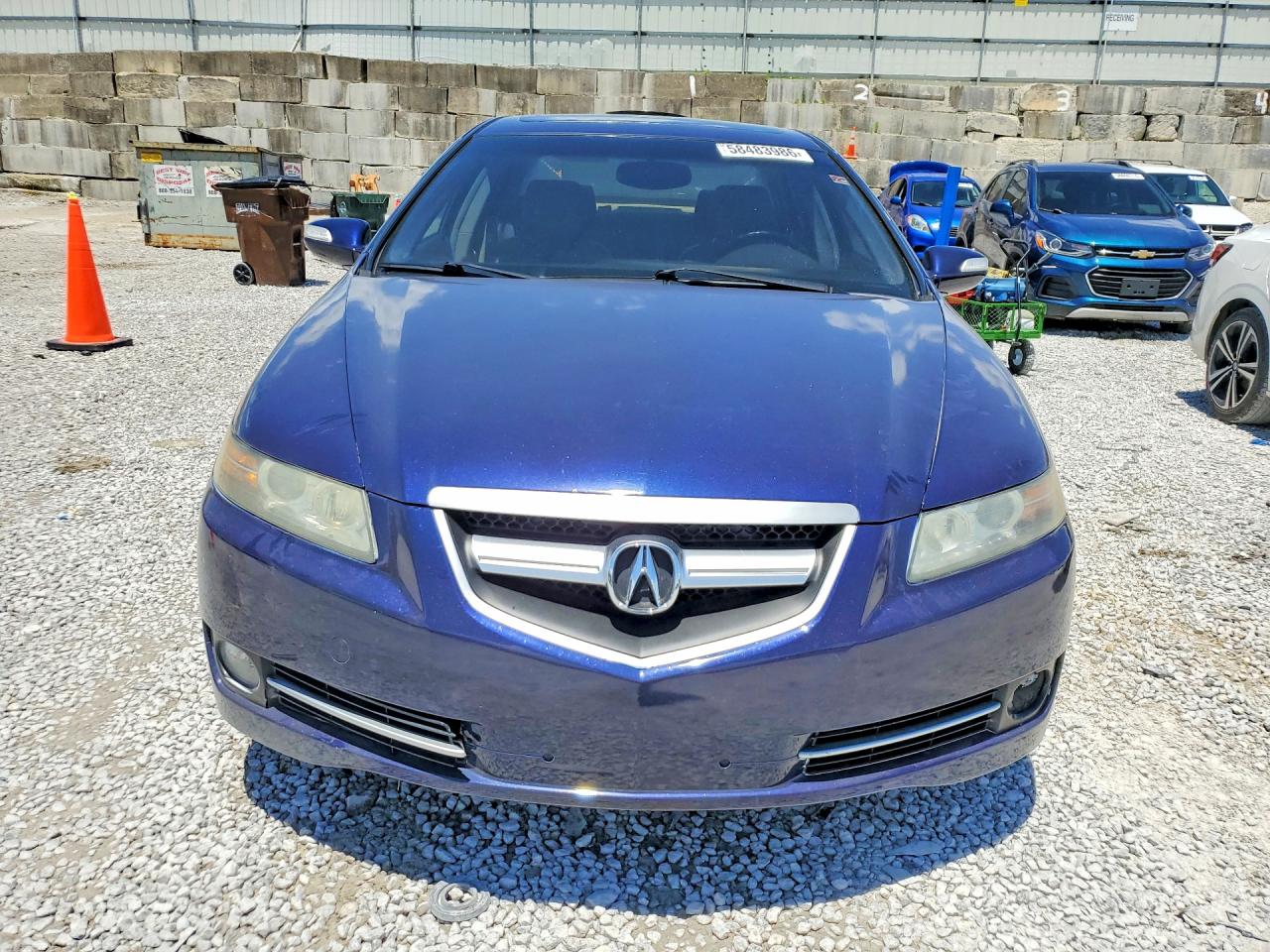 2007 Acura Tl Blue vin: 19UUA66227A028673