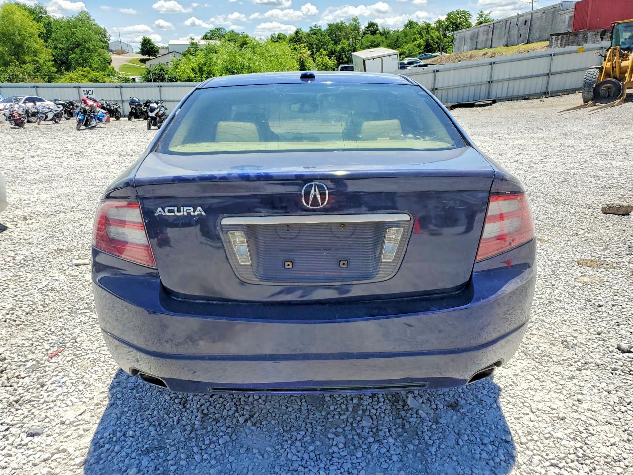 2007 Acura Tl Blue vin: 19UUA66227A028673