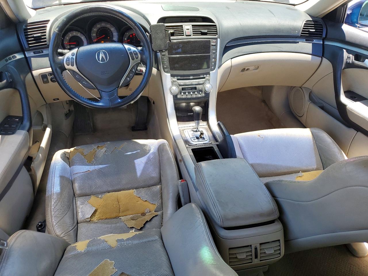 2007 Acura Tl Blue vin: 19UUA66227A028673