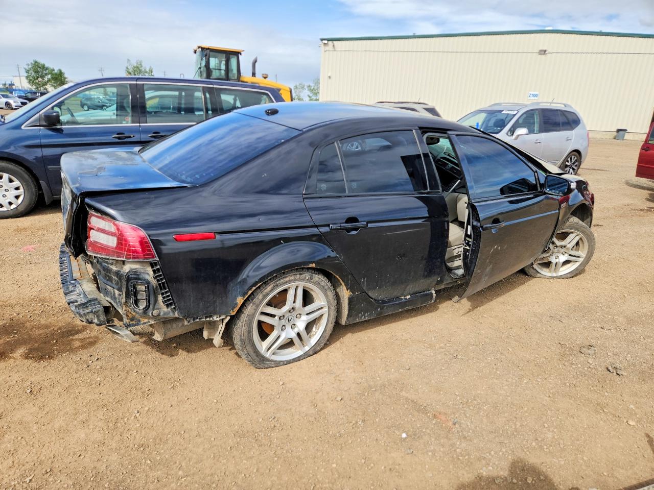 2007 Acura Tl Black vin: 19UUA66227A802811