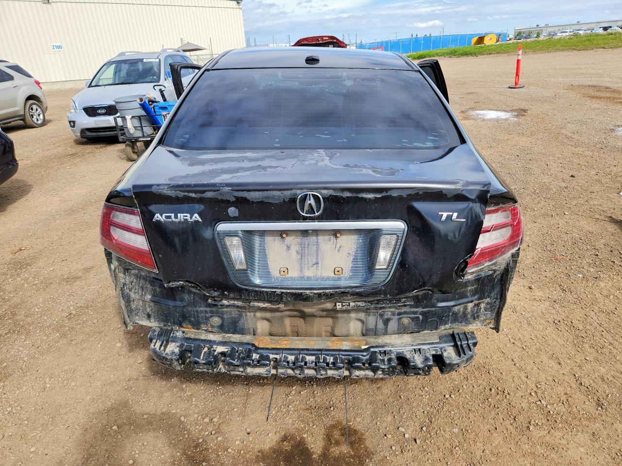 2007 Acura Tl Black vin: 19UUA66227A802811