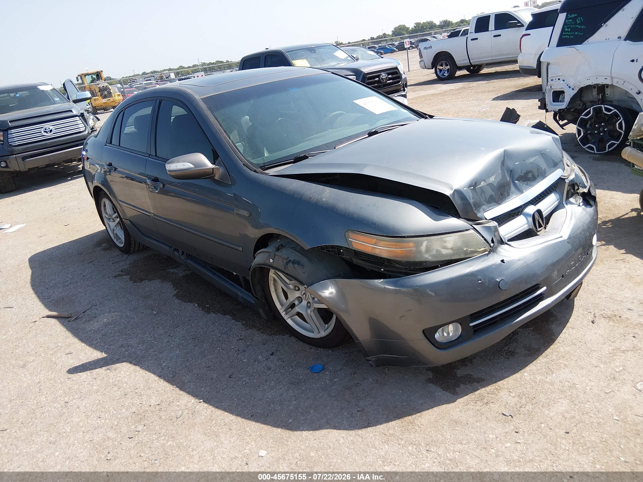 2008 Acura Tl 3.2 Серый vin: 19UUA66228A021174