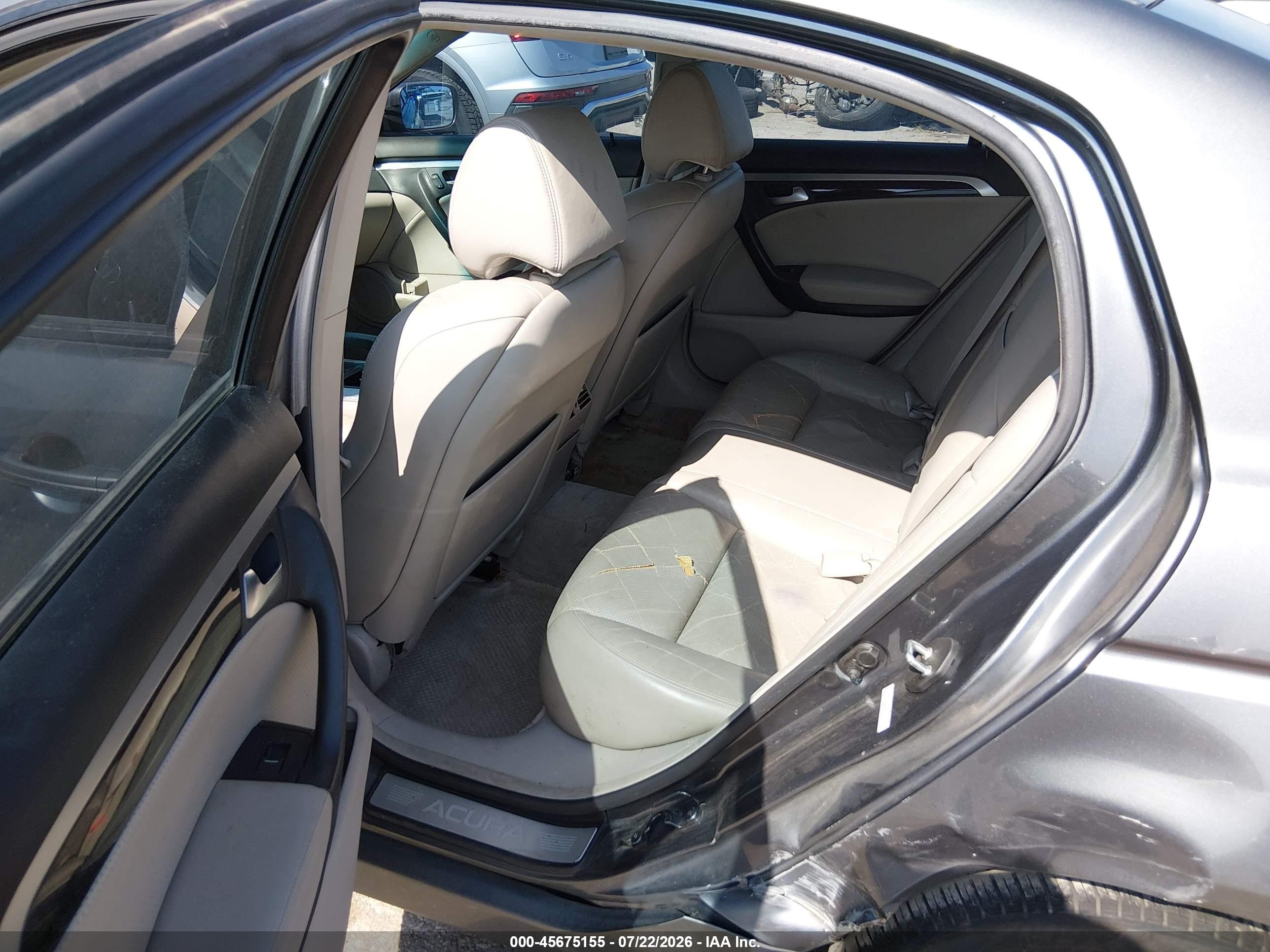 2008 Acura Tl 3.2 Gray vin: 19UUA66228A021174