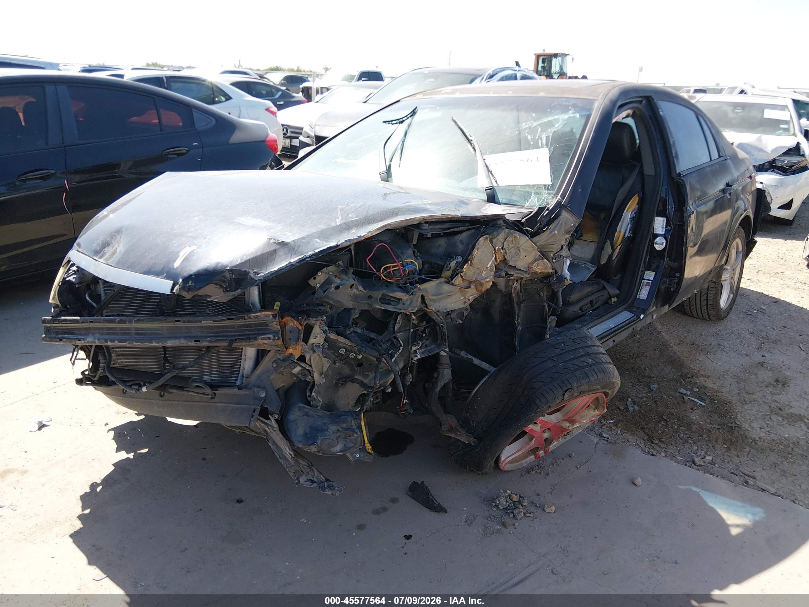 2008 Acura Tl 3.2 Black vin: 19UUA66228A026536