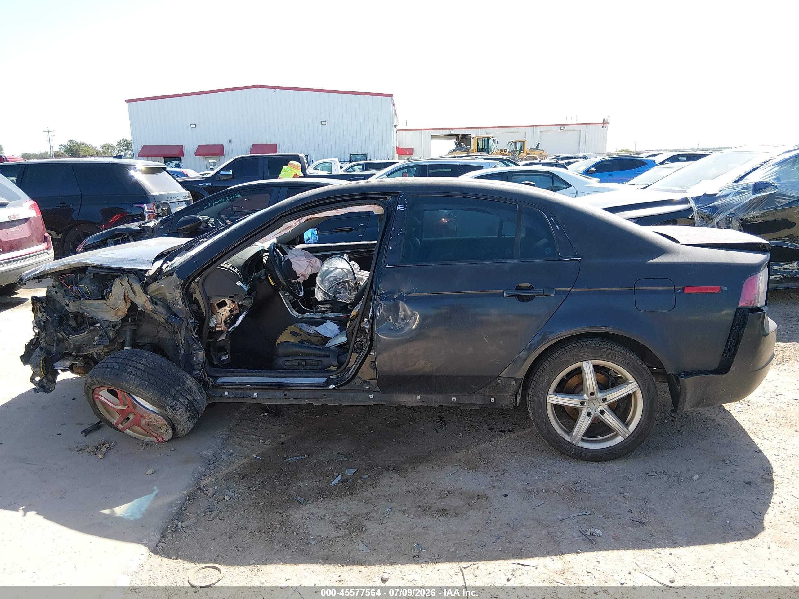 2008 Acura Tl 3.2 Black vin: 19UUA66228A026536