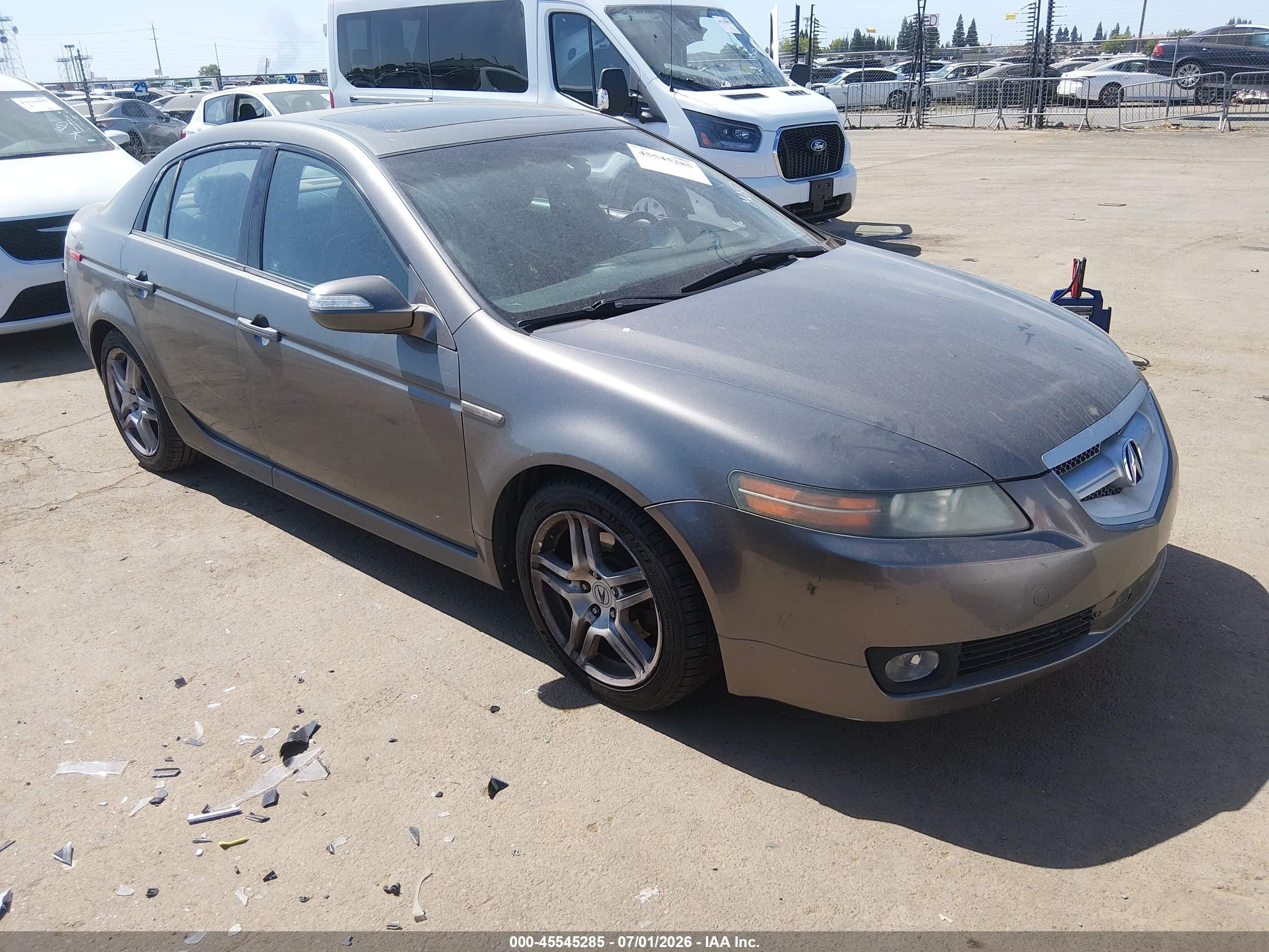 2008 Acura Tl 3.2 Gray vin: 19UUA66228A033390