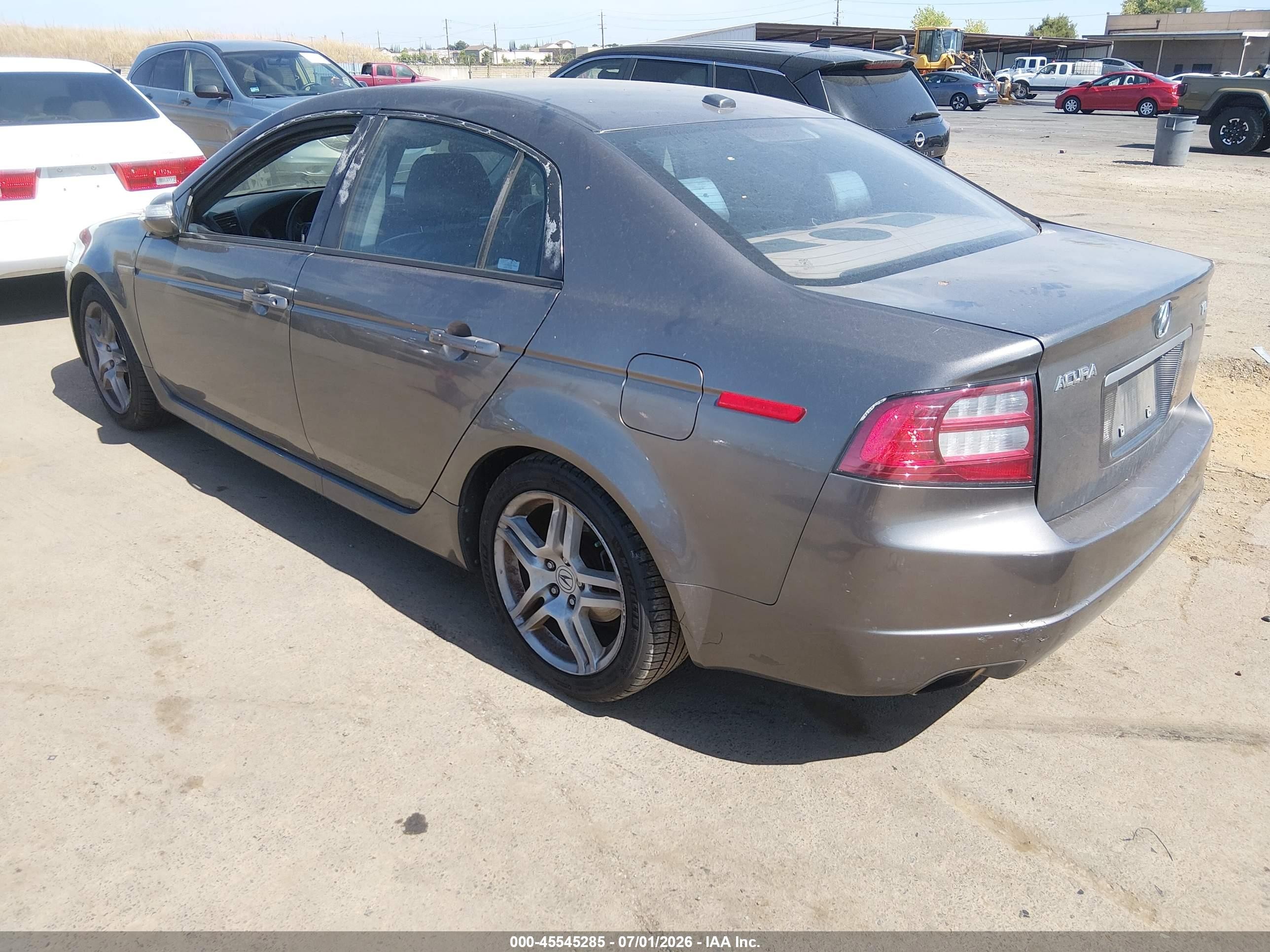 2008 Acura Tl 3.2 Gray vin: 19UUA66228A033390