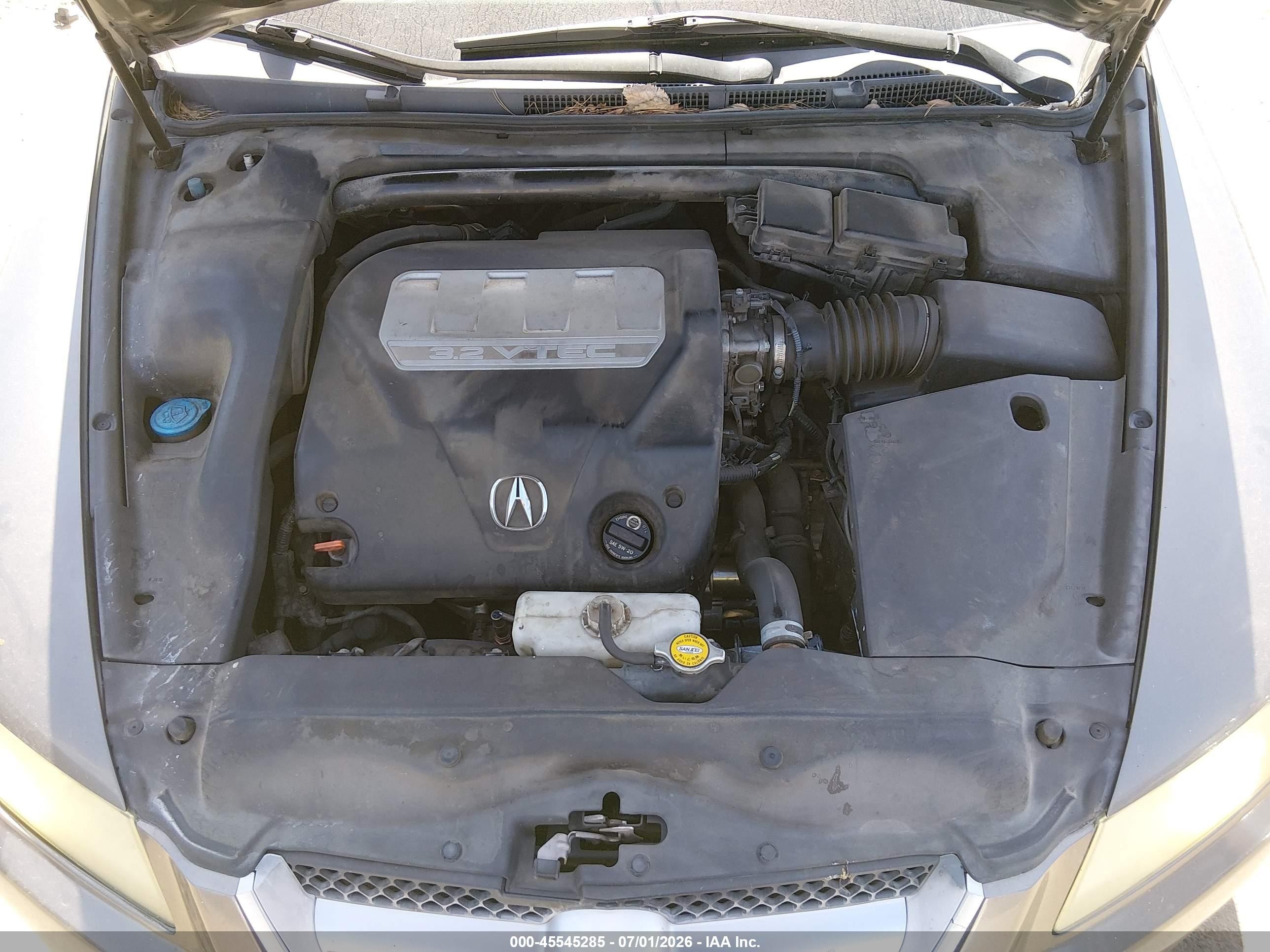 2008 Acura Tl 3.2 Gray vin: 19UUA66228A033390