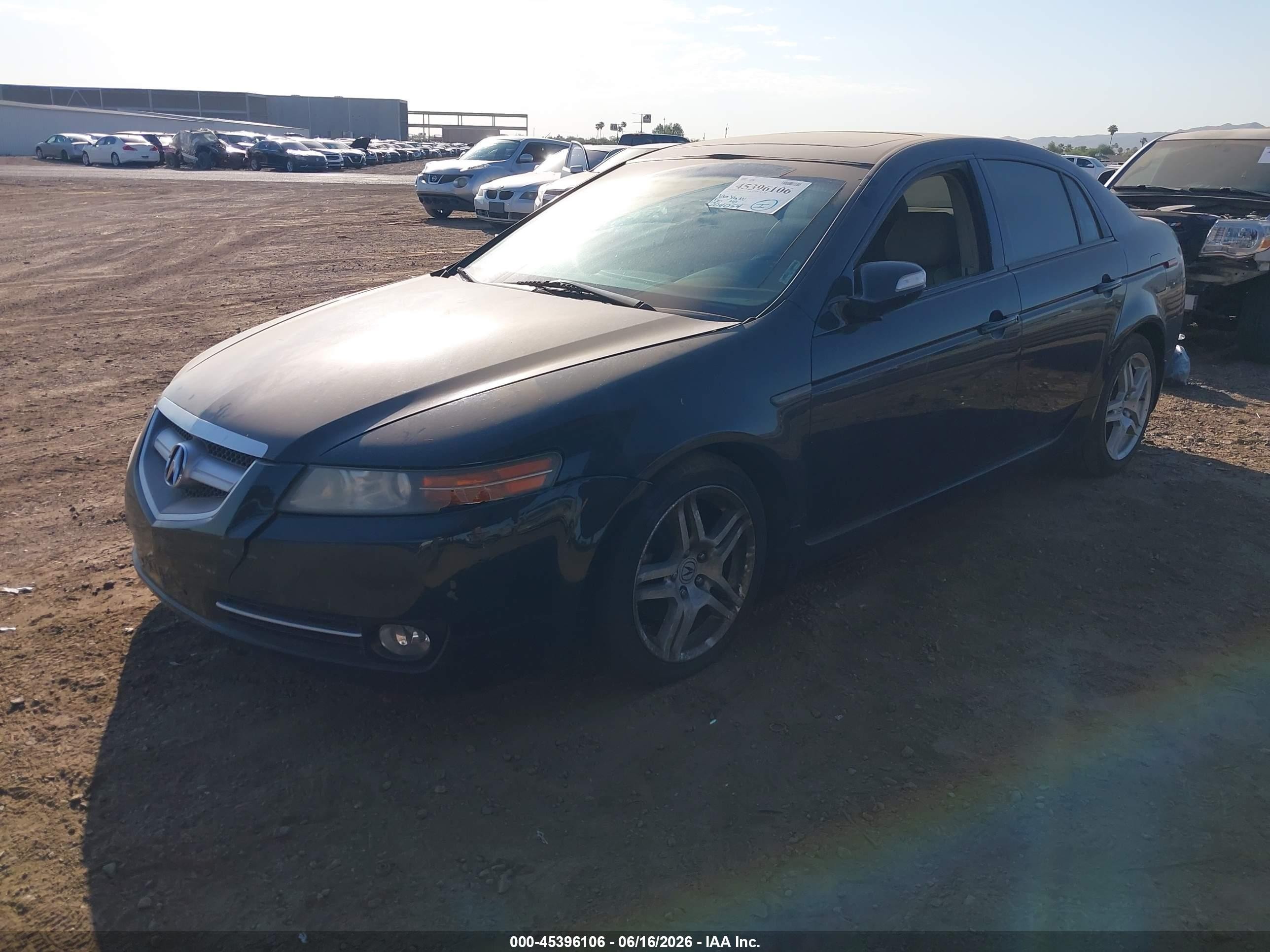 2008 Acura Tl 3.2 Черный vin: 19UUA66228A050898