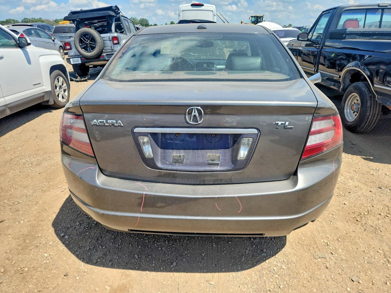2008 Acura Tl Gray vin: 19UUA66228A054000