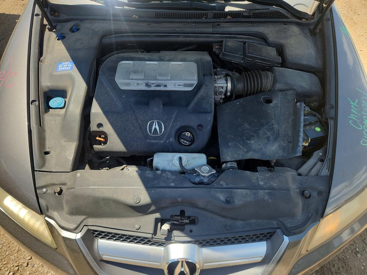 2008 Acura Tl Gray vin: 19UUA66228A054000