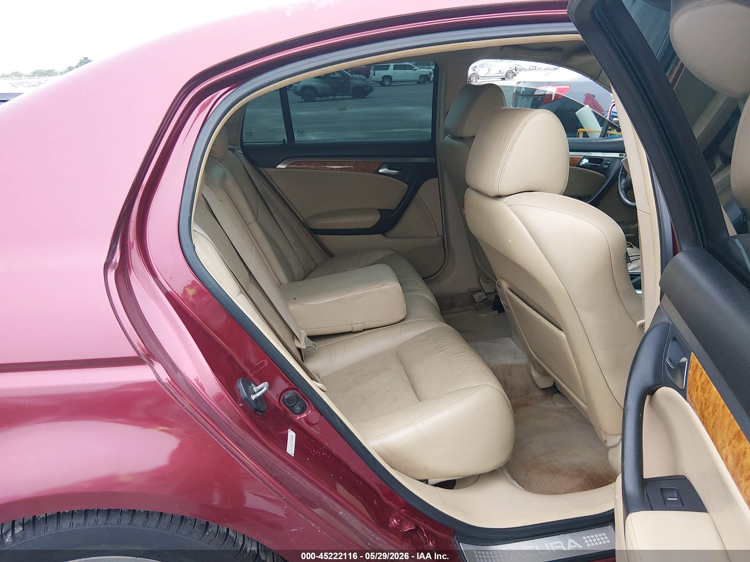 2004 Acura Tl   Maroon vin: 19UUA66234A058065