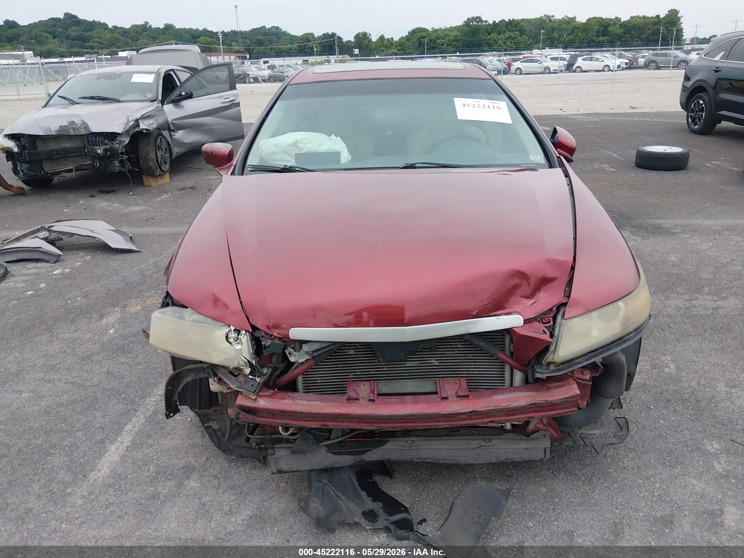 2004 Acura Tl   Maroon vin: 19UUA66234A058065