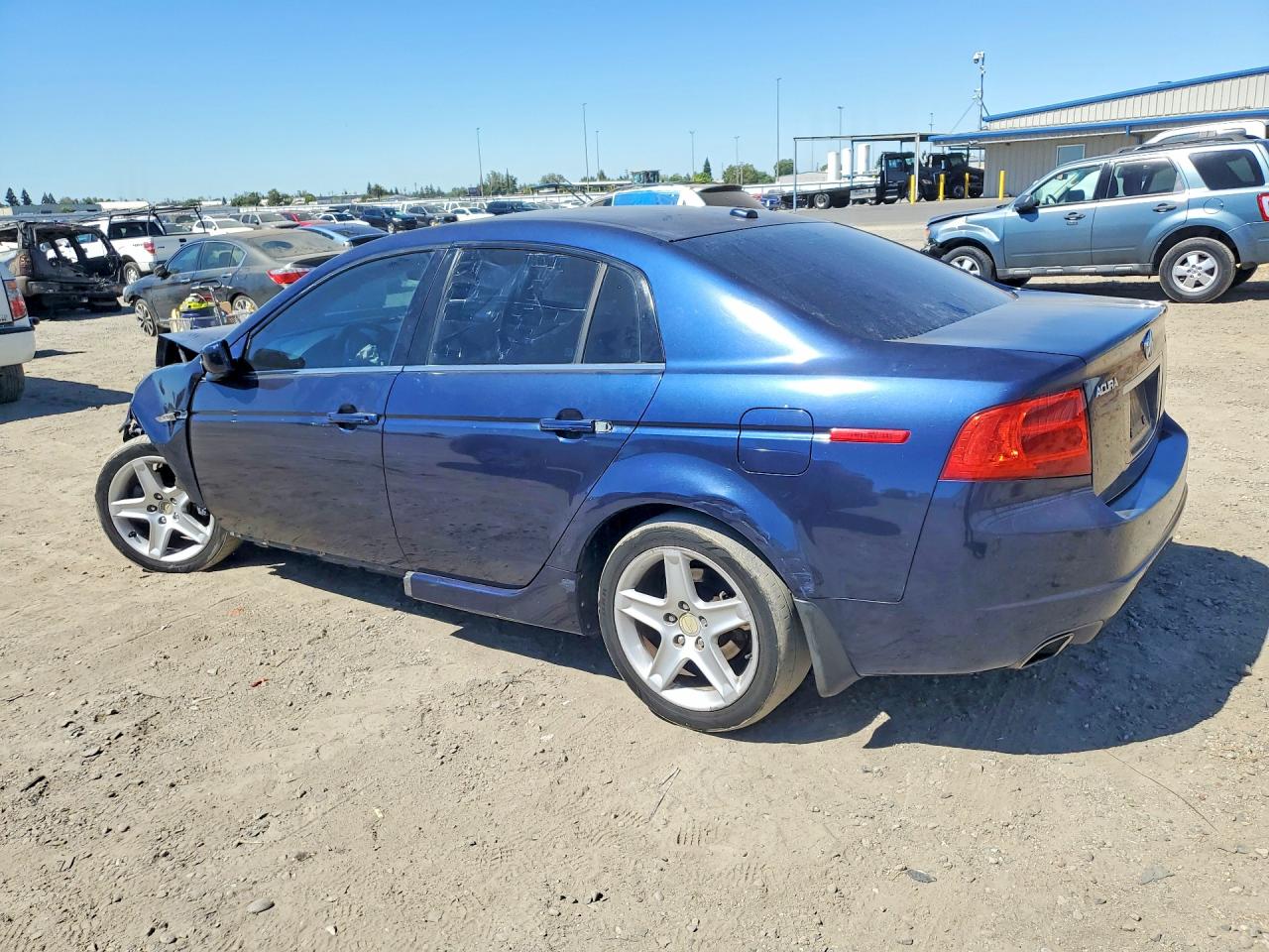 2005 Acura Tl Синий vin: 19UUA66235A054180