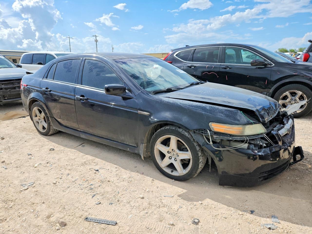 2005 Acura Tl Black vin: 19UUA66235A082173