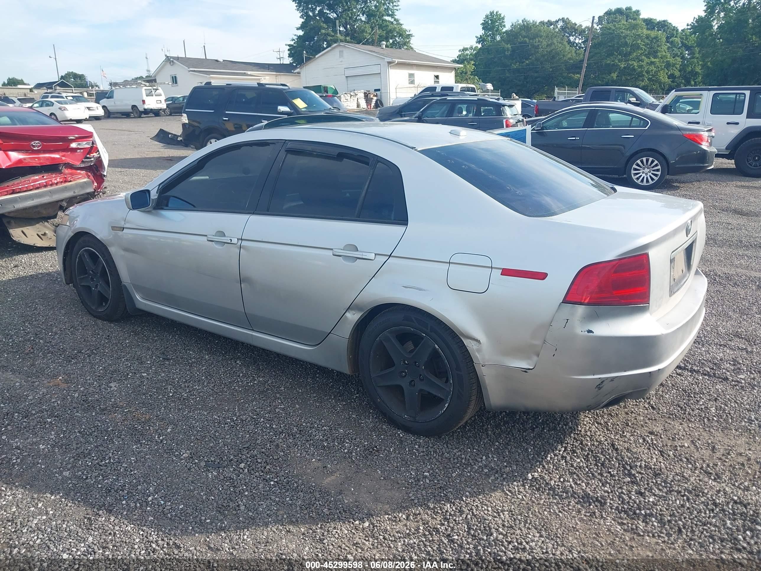 2006 Acura Tl Silver vin: 19UUA66236A005109