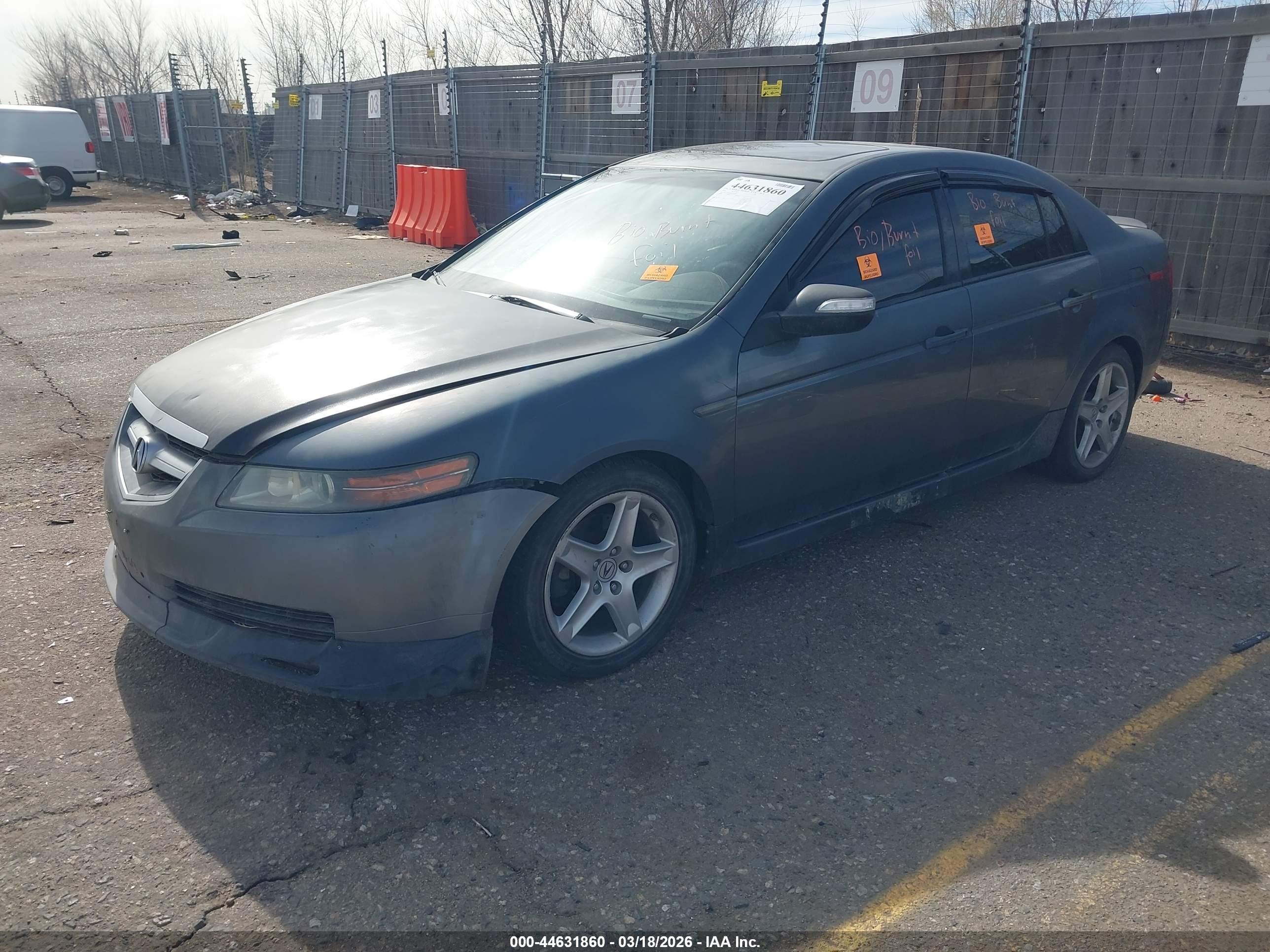 2006 Acura Tl   Серый vin: 19UUA66236A019401
