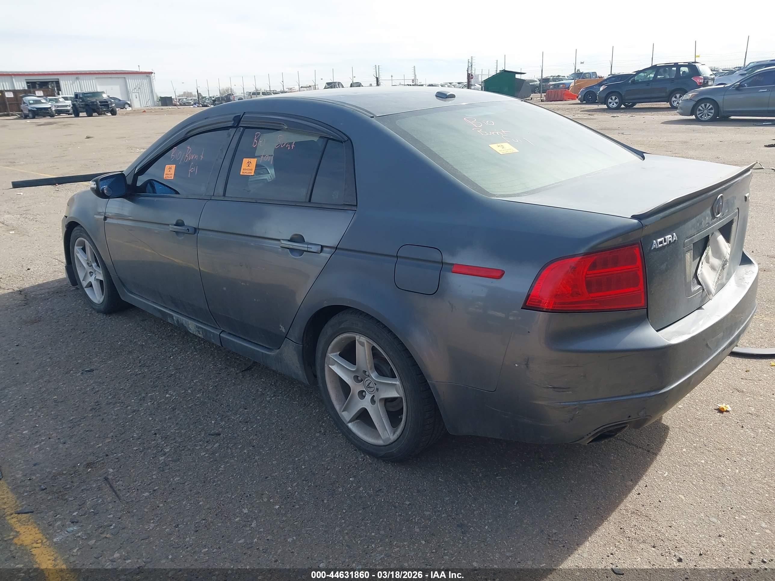 2006 Acura Tl   Серый vin: 19UUA66236A019401