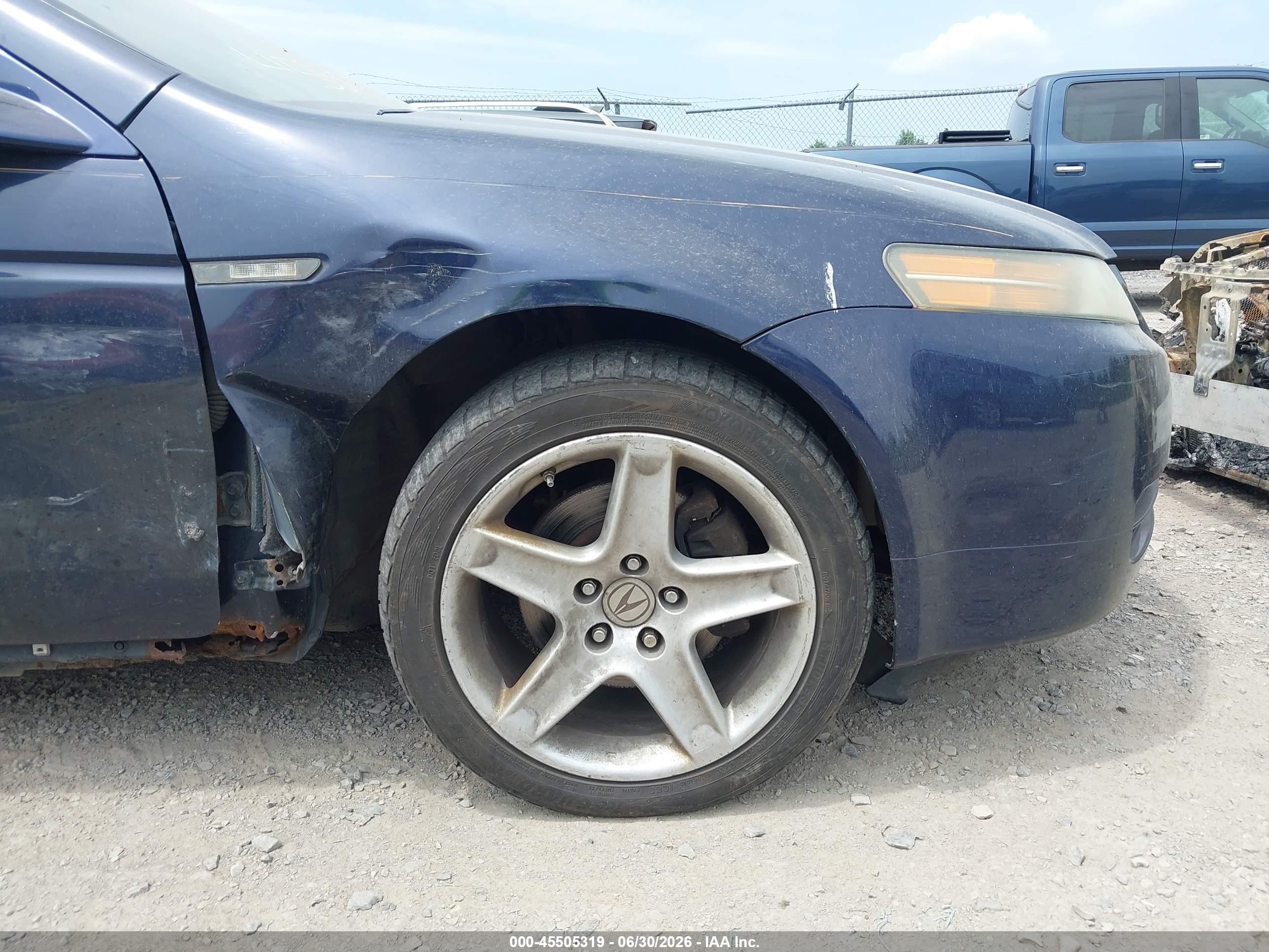 2006 Acura Tl   Dark Blue vin: 19UUA66236A022475