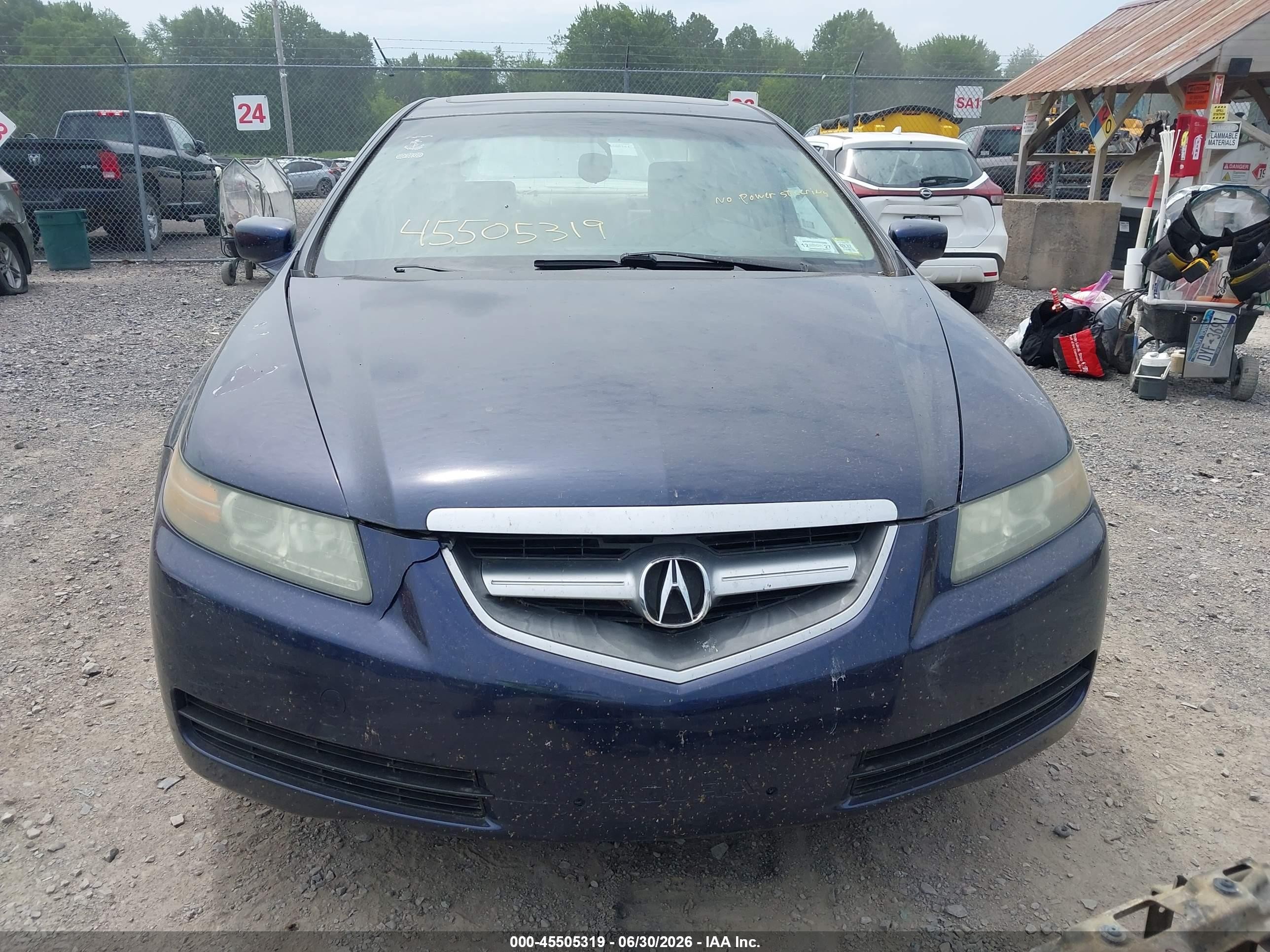 2006 Acura Tl   Dark Blue vin: 19UUA66236A022475