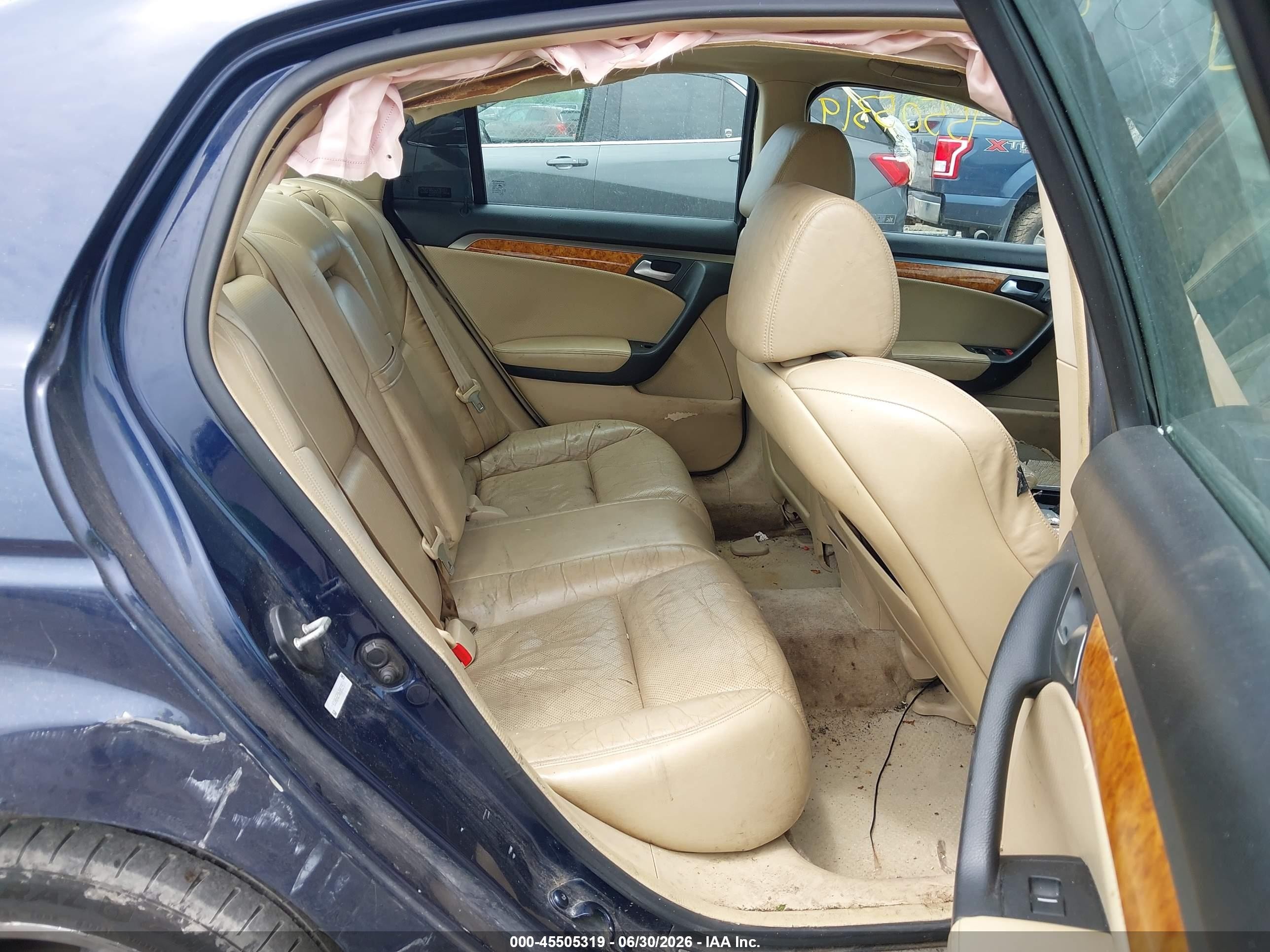 2006 Acura Tl   Dark Blue vin: 19UUA66236A022475