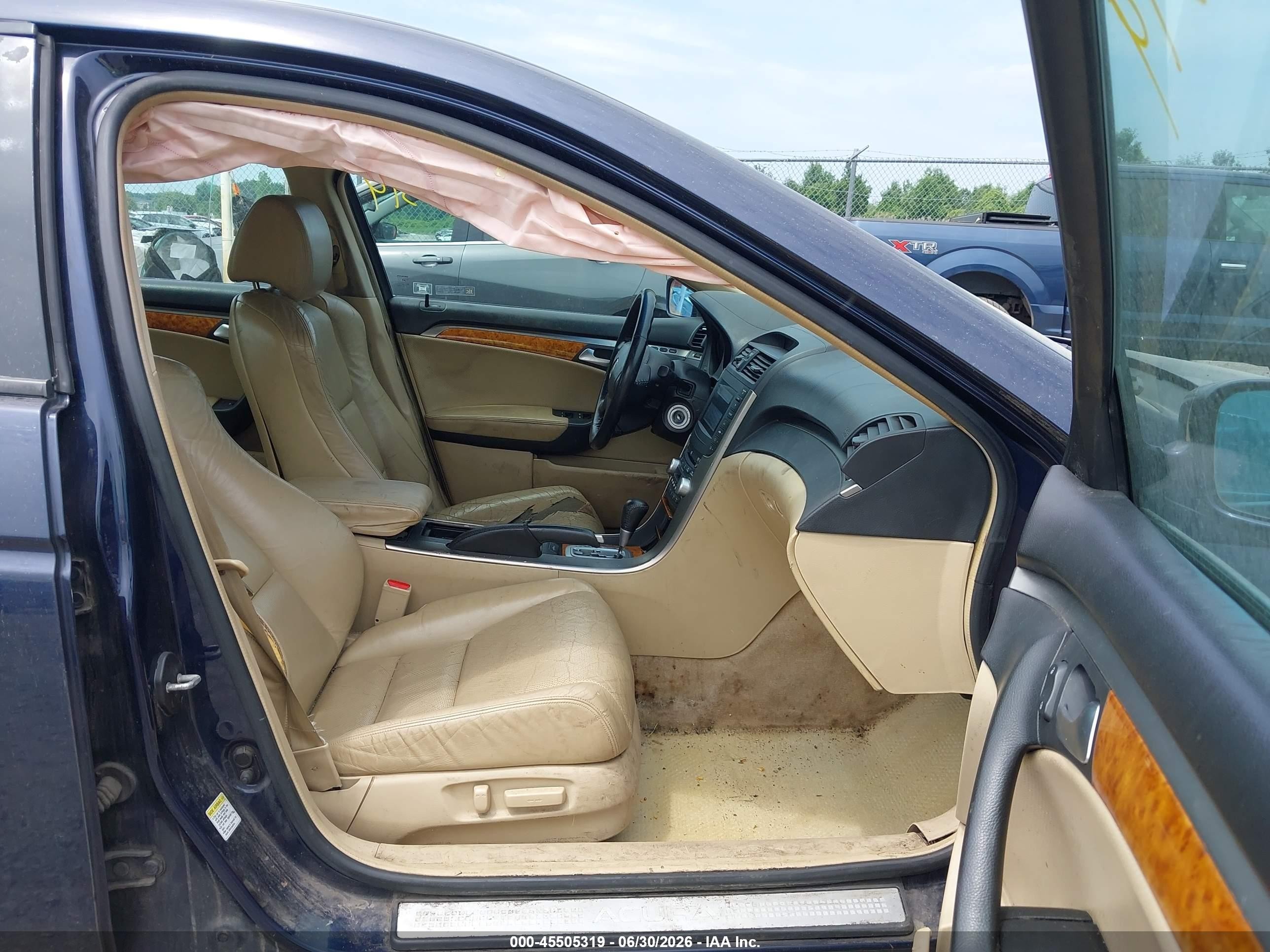 2006 Acura Tl   Dark Blue vin: 19UUA66236A022475