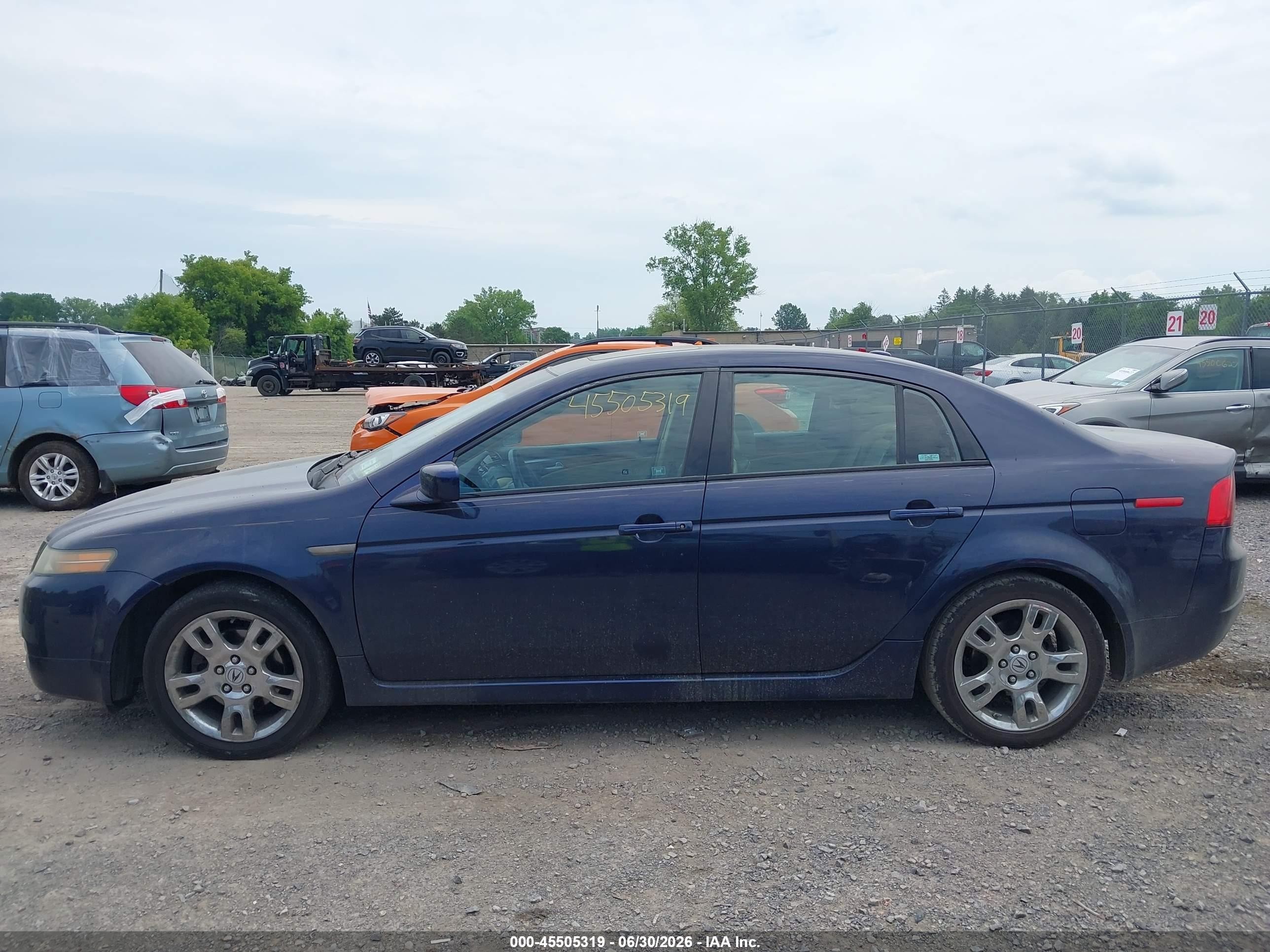 2006 Acura Tl   Dark Blue vin: 19UUA66236A022475