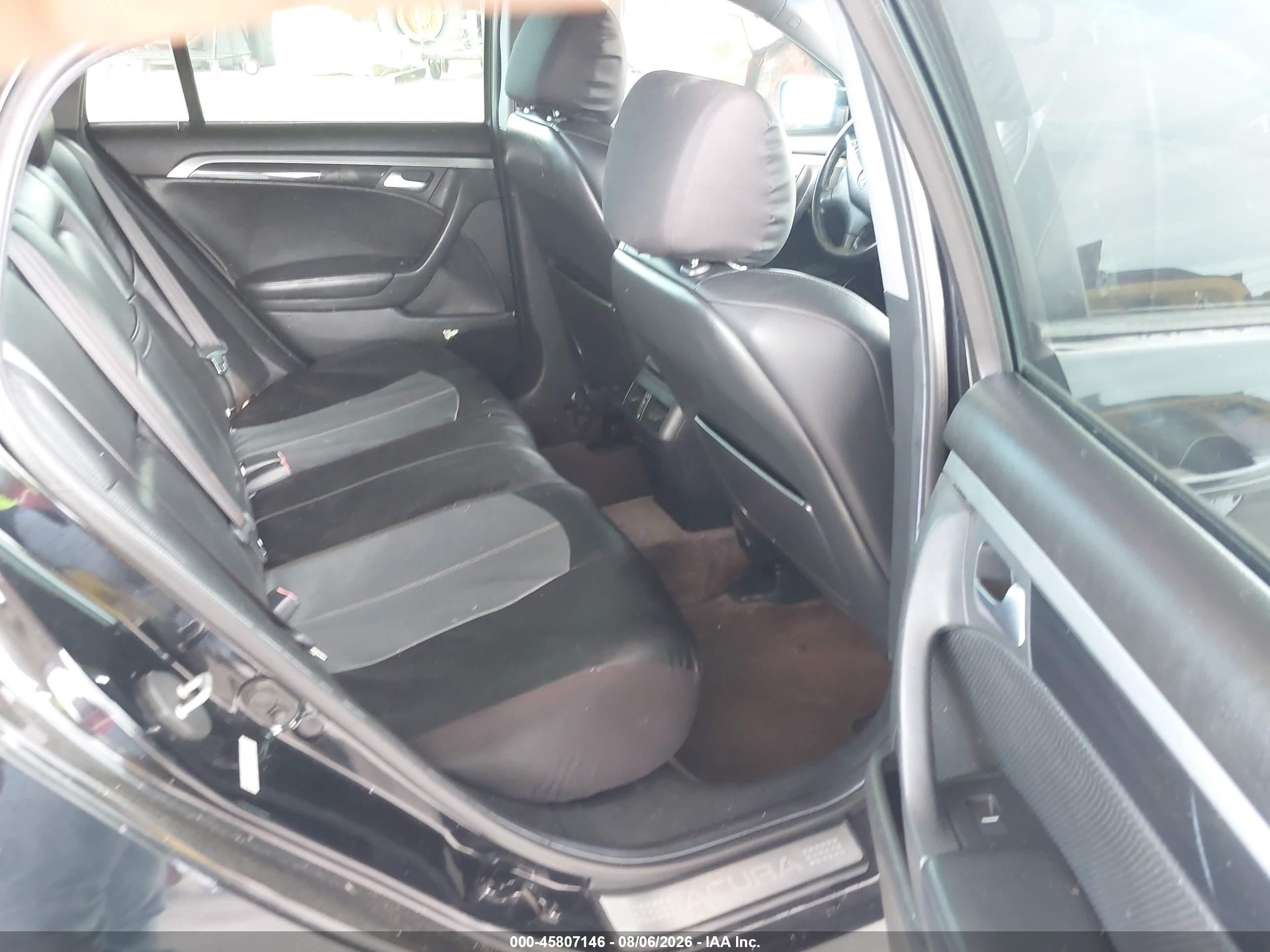 2006 Acura Tl   Black vin: 19UUA66236A024954