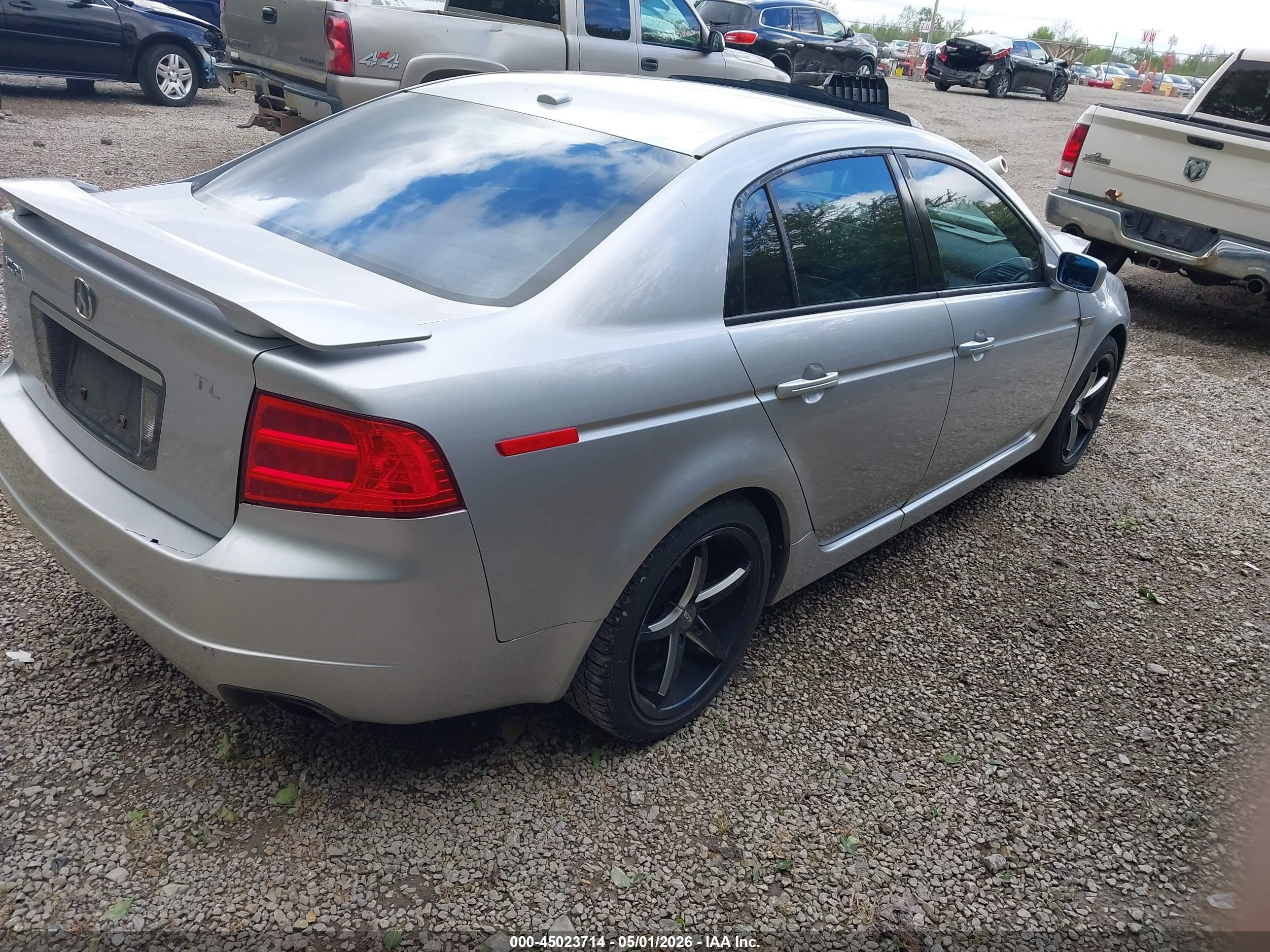 2006 Acura Tl   Gray vin: 19UUA66236A026249