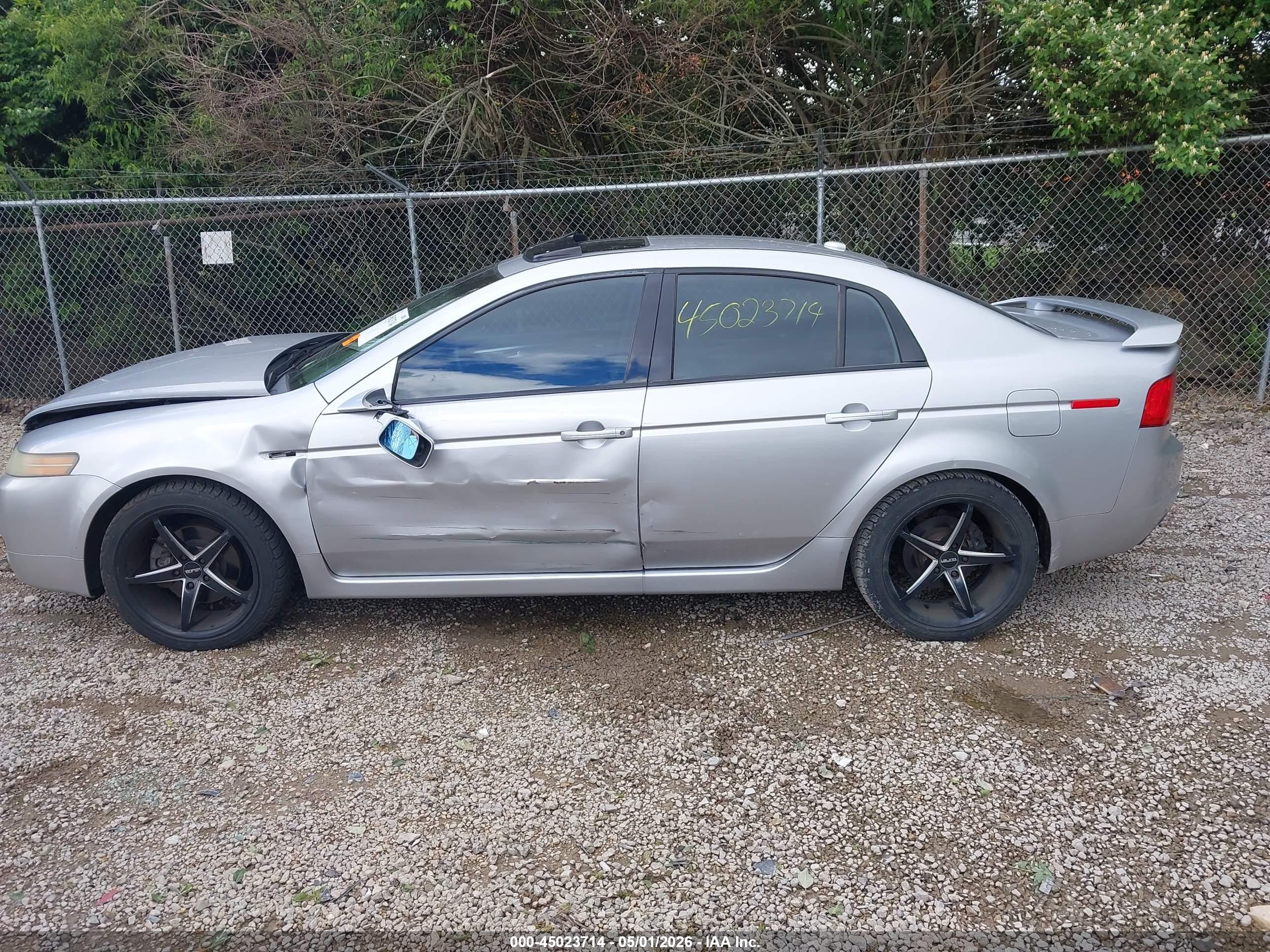 2006 Acura Tl   Gray vin: 19UUA66236A026249