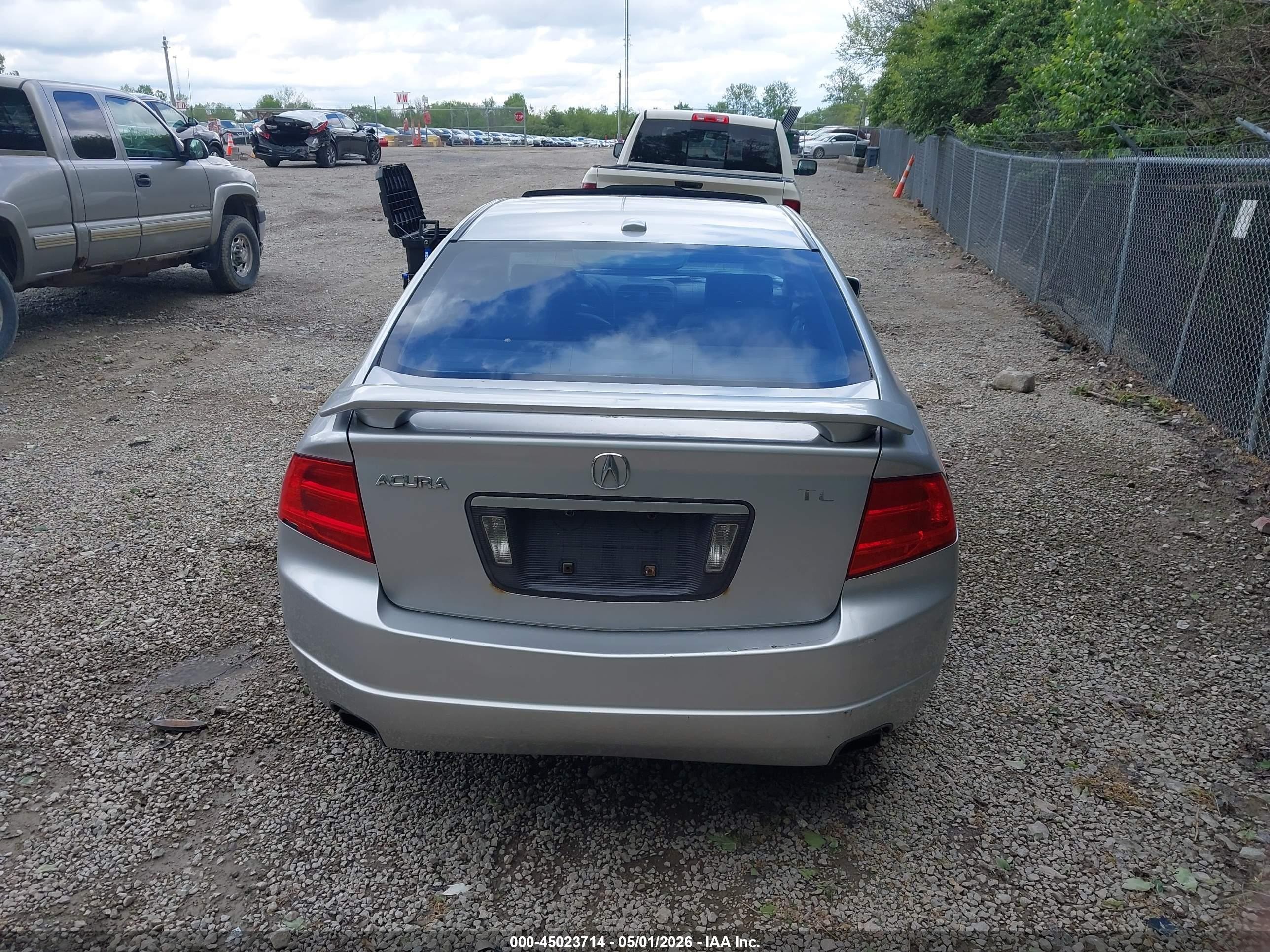 2006 Acura Tl   Gray vin: 19UUA66236A026249
