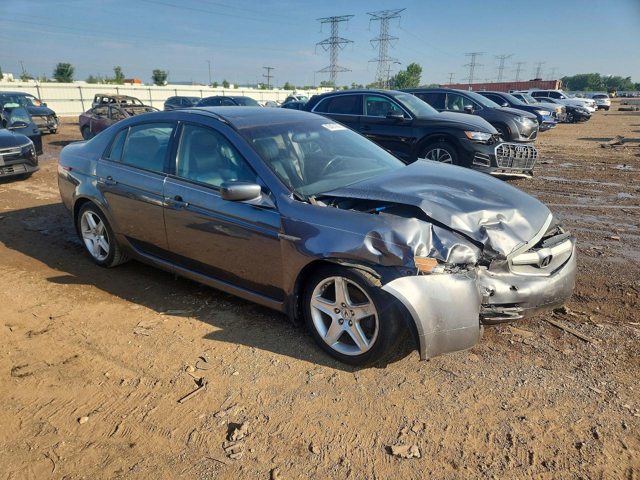 2006 Acura 3.2tl Gray vin: 19UUA66236A032665