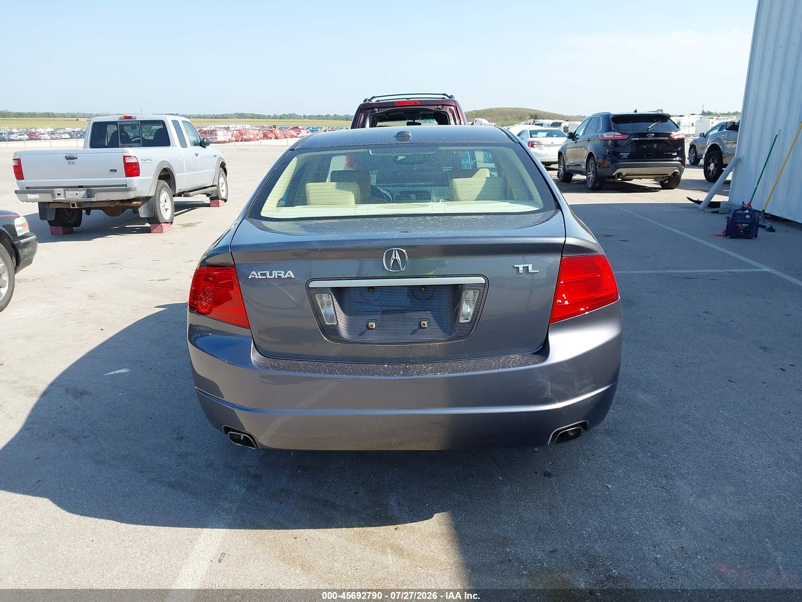 2006 Acura Tl   Серый vin: 19UUA66236A041527