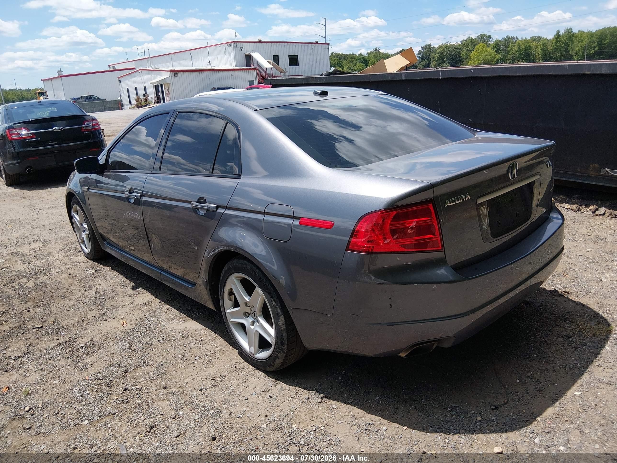2006 Acura Tl   Gray vin: 19UUA66236A066833