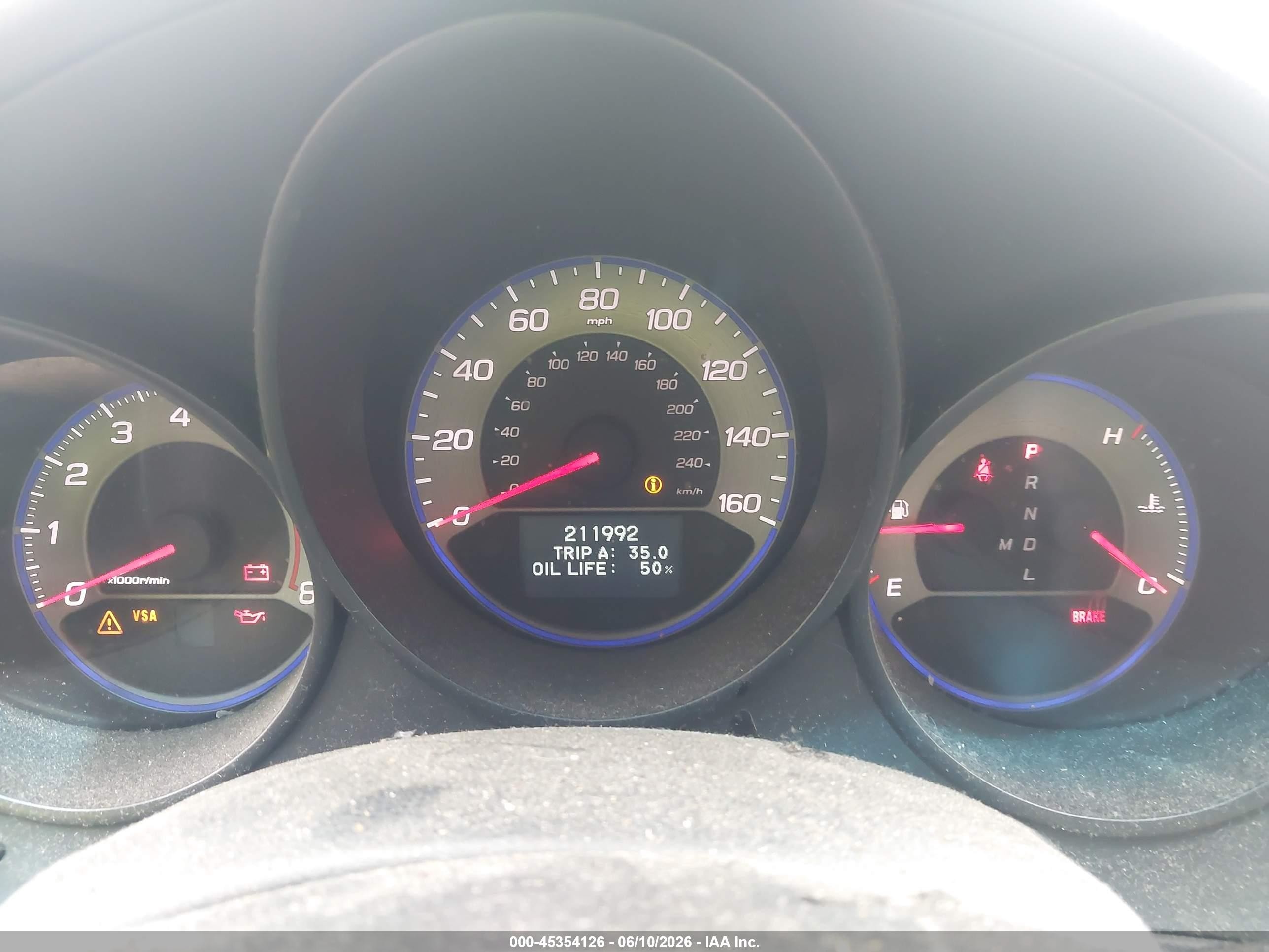 2007 Acura Tl 3.2 Dark Blue vin: 19UUA66237A010845