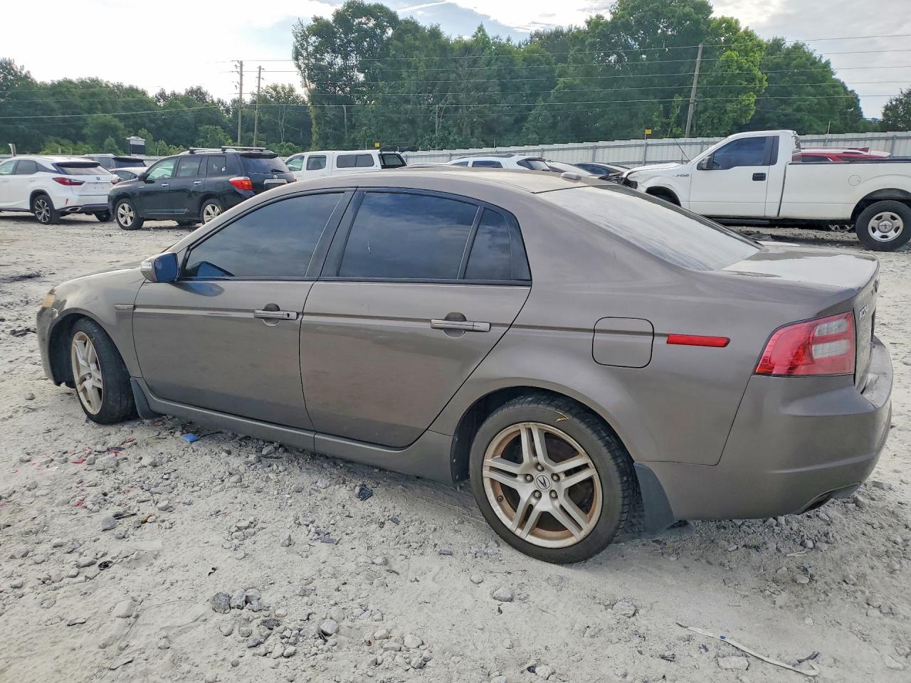 2007 Acura Tl Gray vin: 19UUA66237A014040