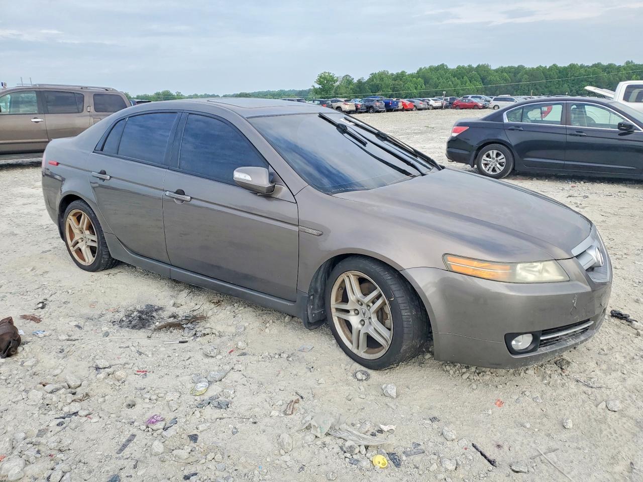 2007 Acura Tl Gray vin: 19UUA66237A014040