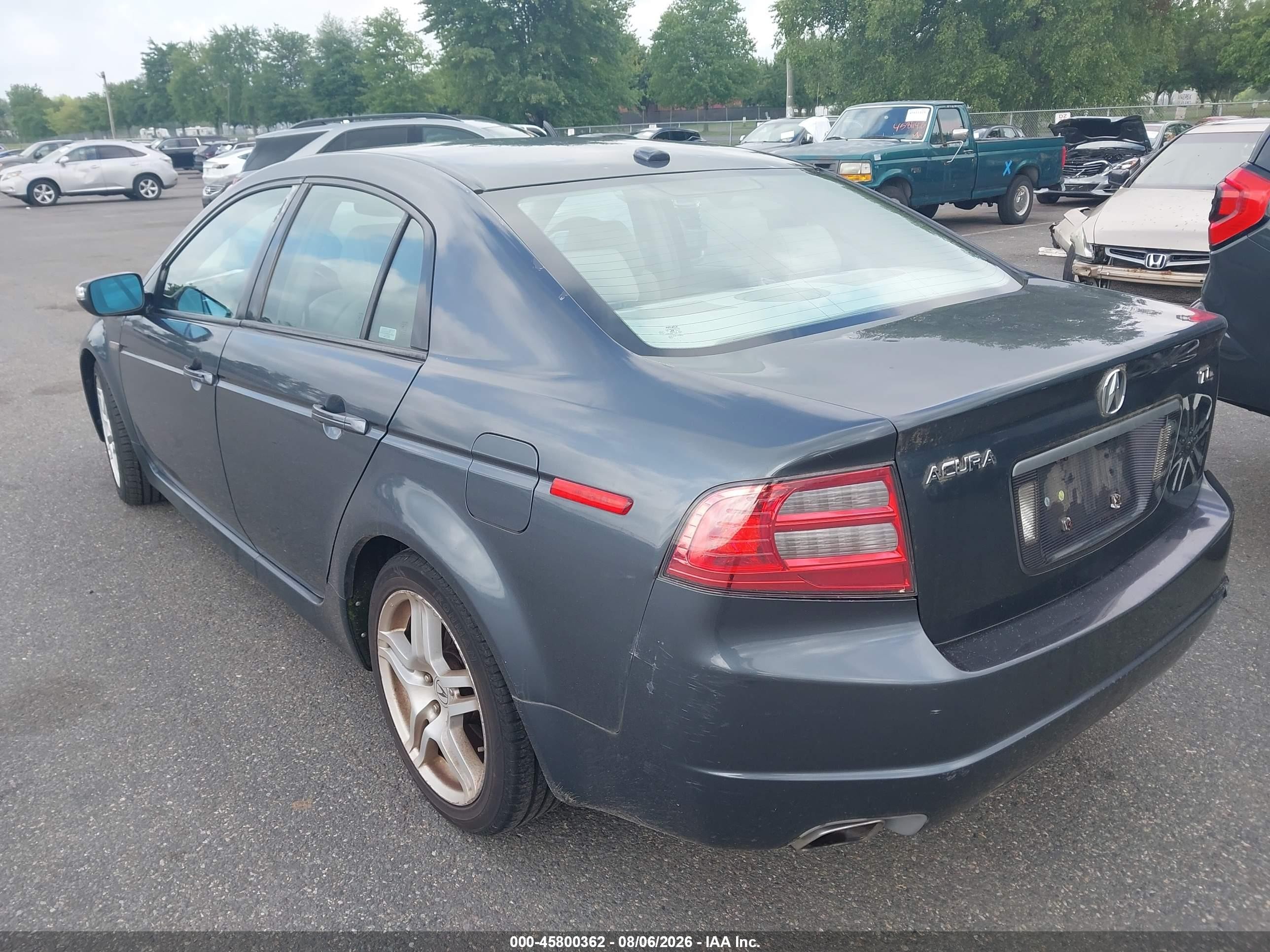 2007 Acura Tl 3.2 Gray vin: 19UUA66237A023742
