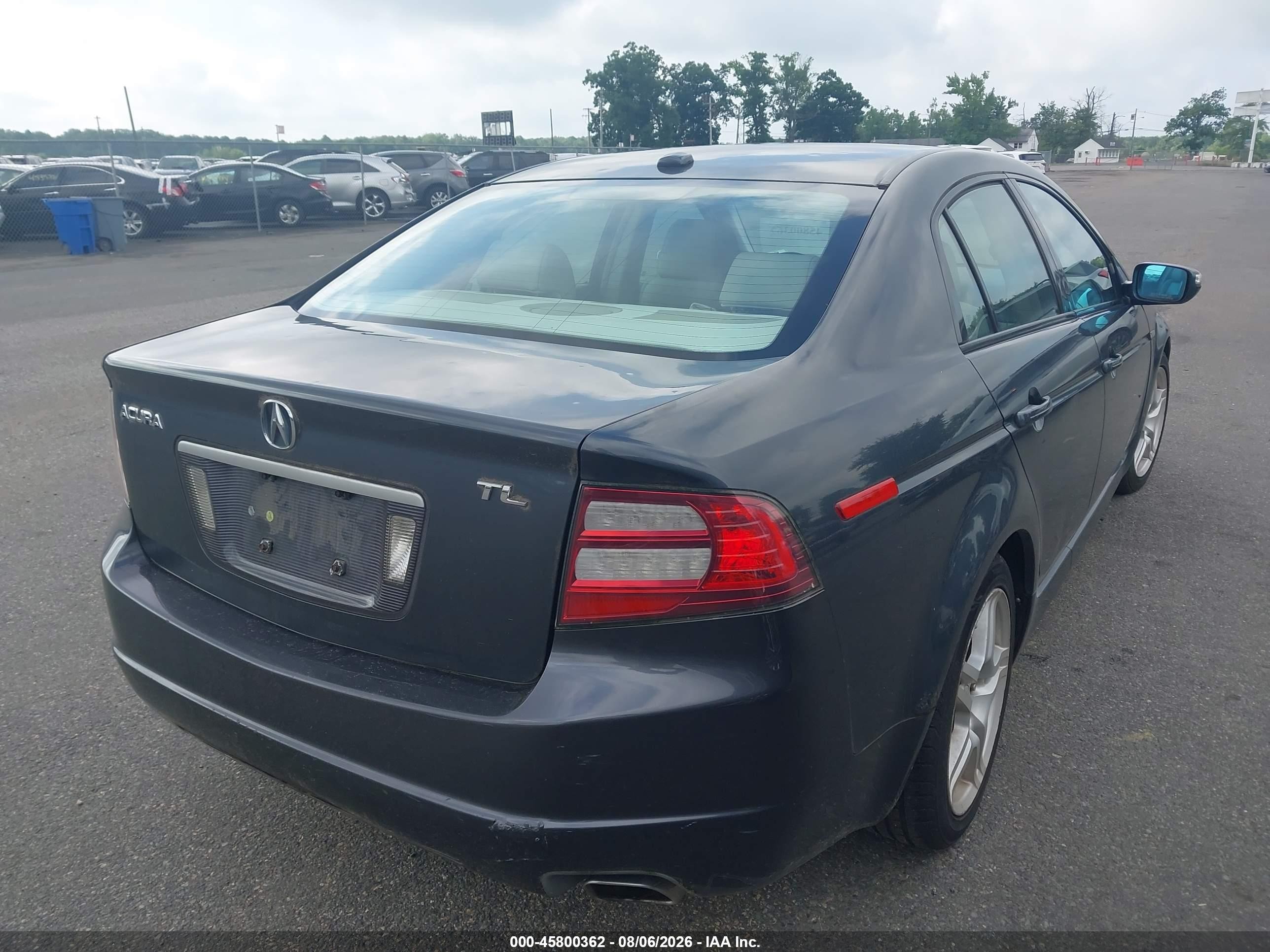 2007 Acura Tl 3.2 Gray vin: 19UUA66237A023742
