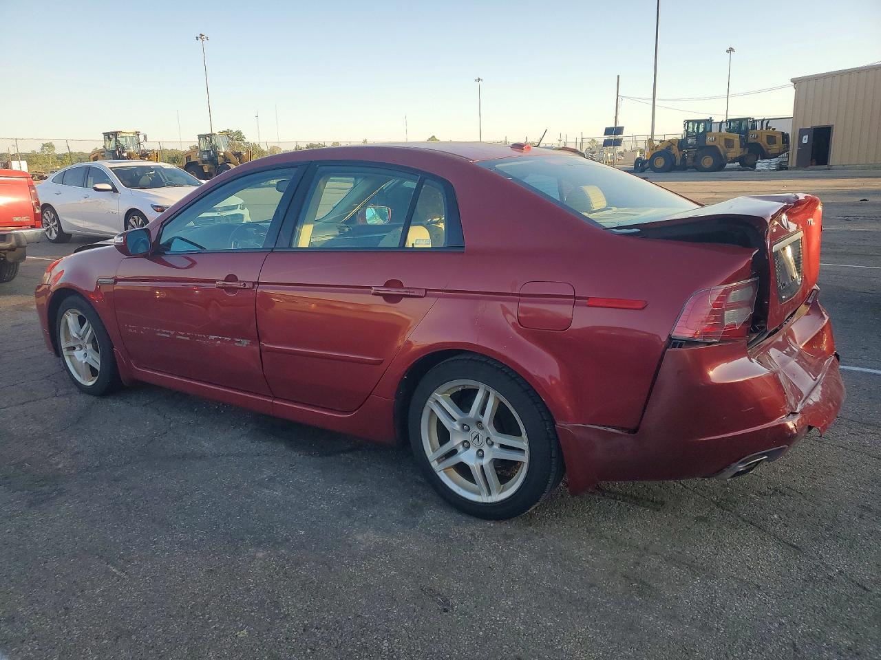 2007 Acura Tl Red vin: 19UUA66237A031100