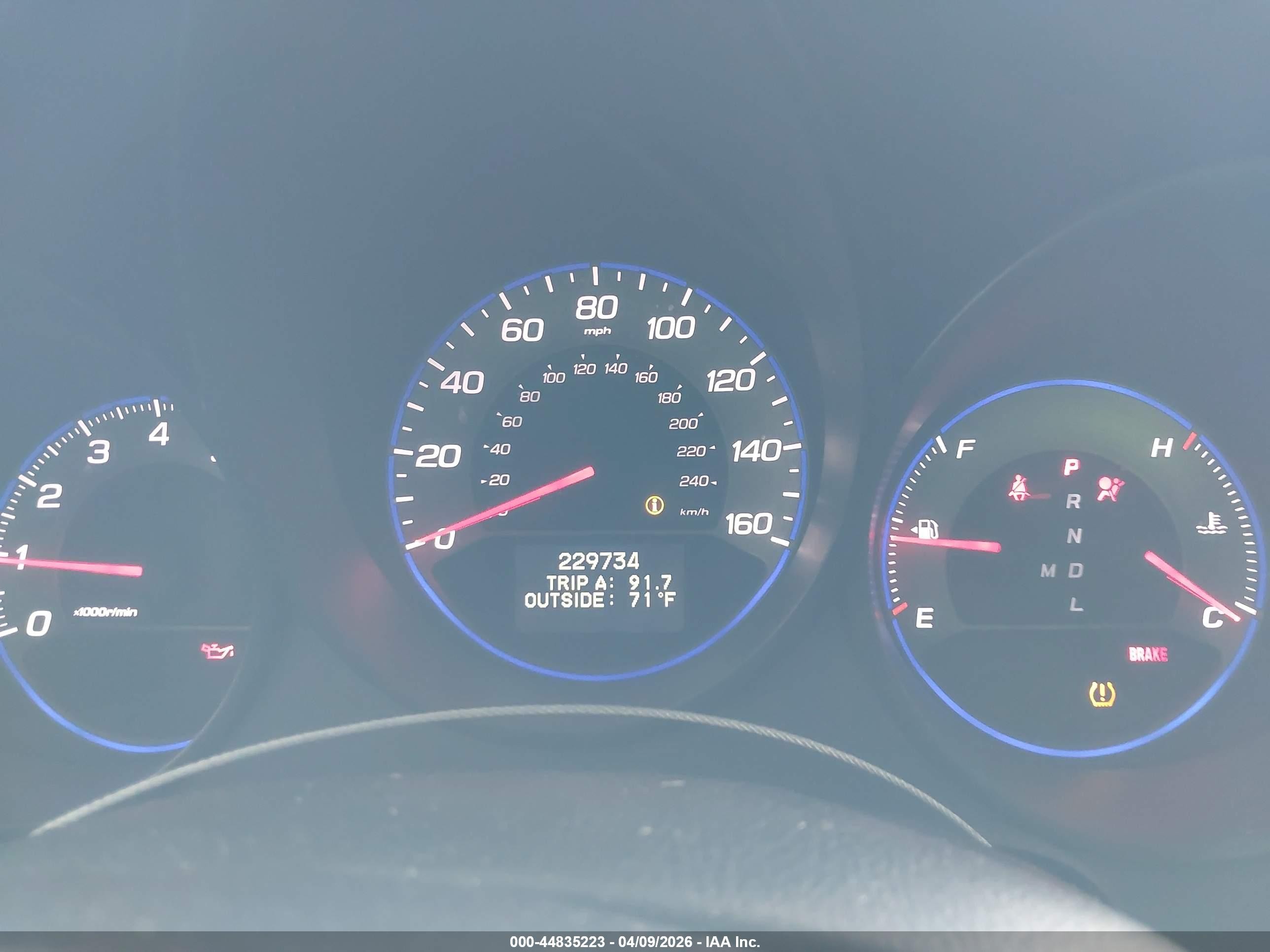 2007 Acura Tl 3.2 Серый vin: 19UUA66237A035132