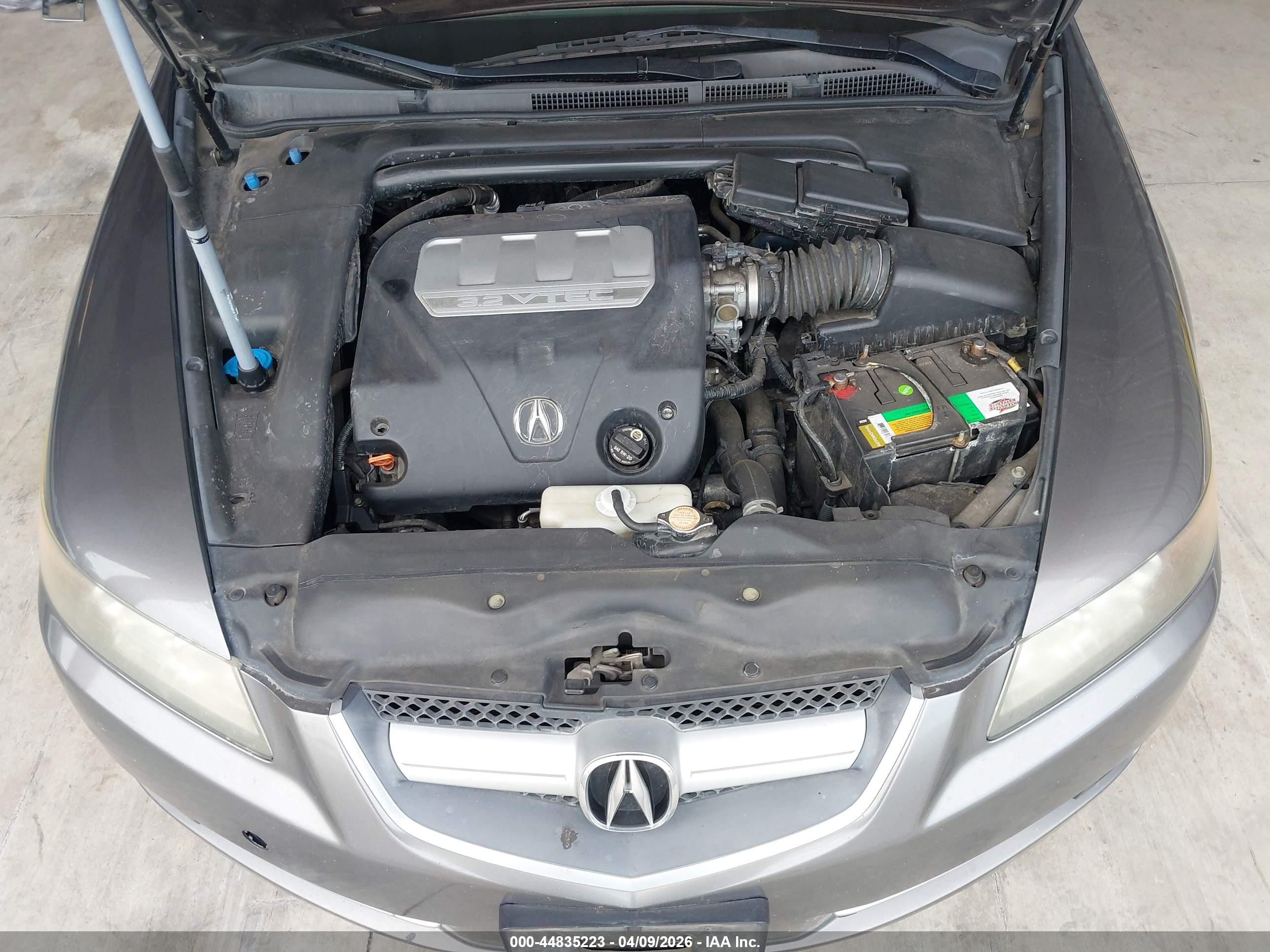 2007 Acura Tl 3.2 Серый vin: 19UUA66237A035132