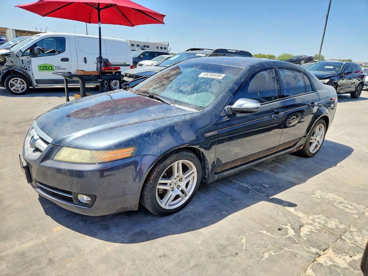 2007 Acura Tl Черный vin: 19UUA66237A045594