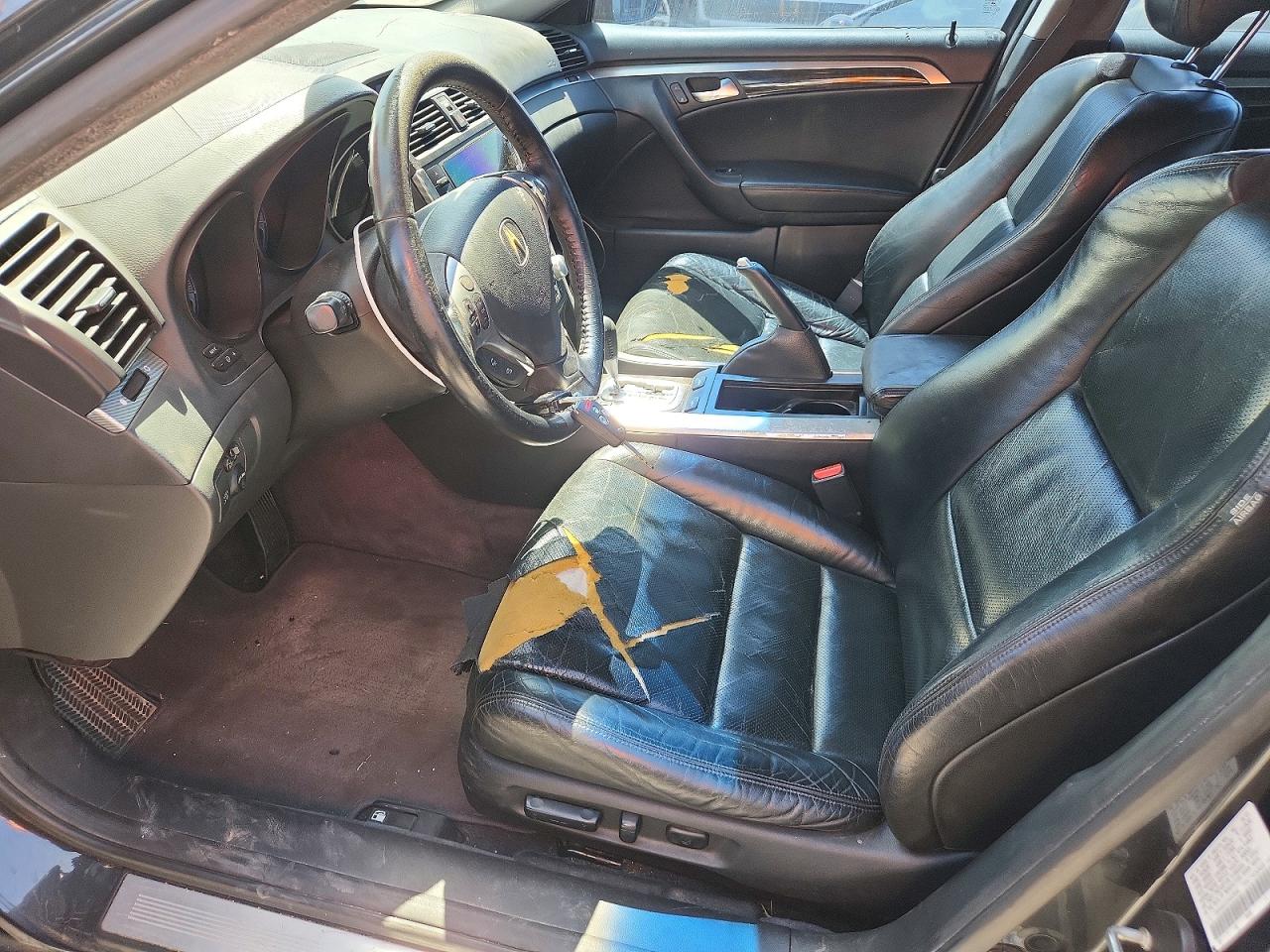 2007 Acura Tl Черный vin: 19UUA66237A045594