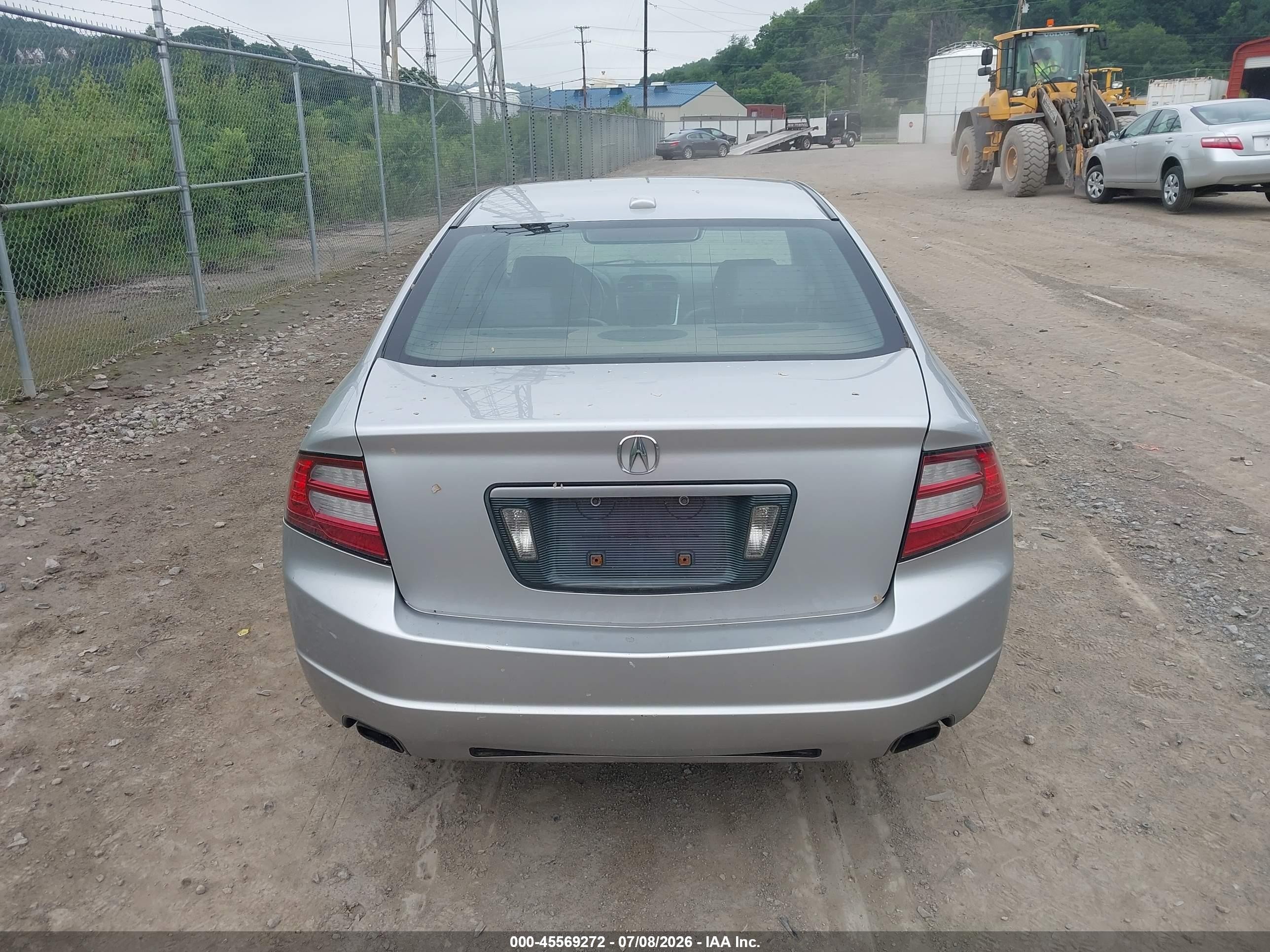 2008 Acura Tl 3.2 Silver vin: 19UUA66238A000611