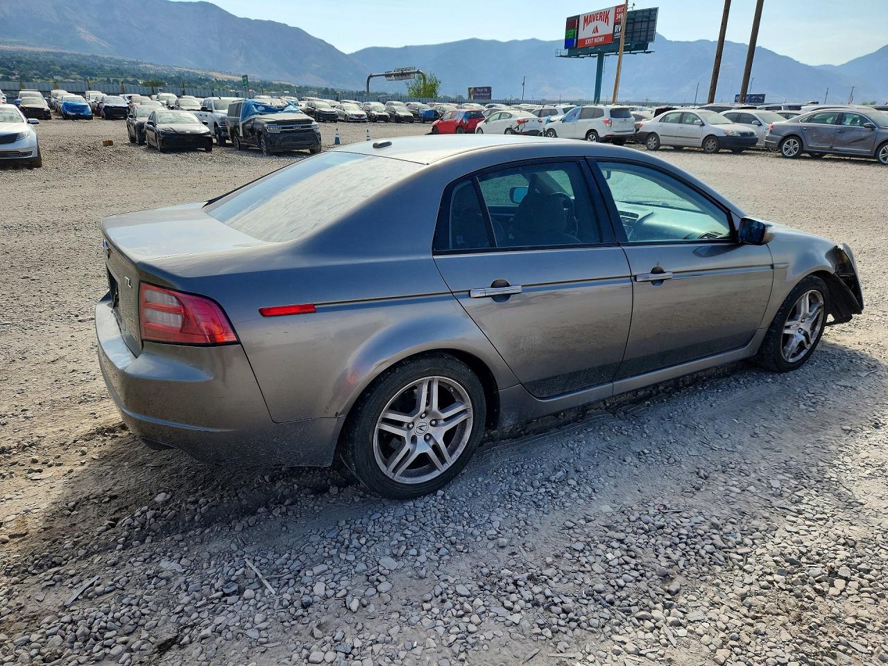 2008 Acura Tl Gray vin: 19UUA66238A003444