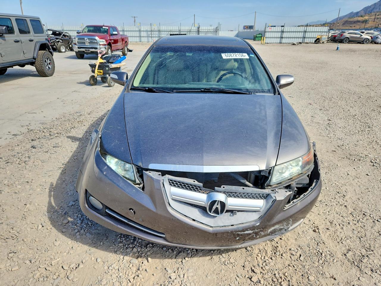 2008 Acura Tl Gray vin: 19UUA66238A003444