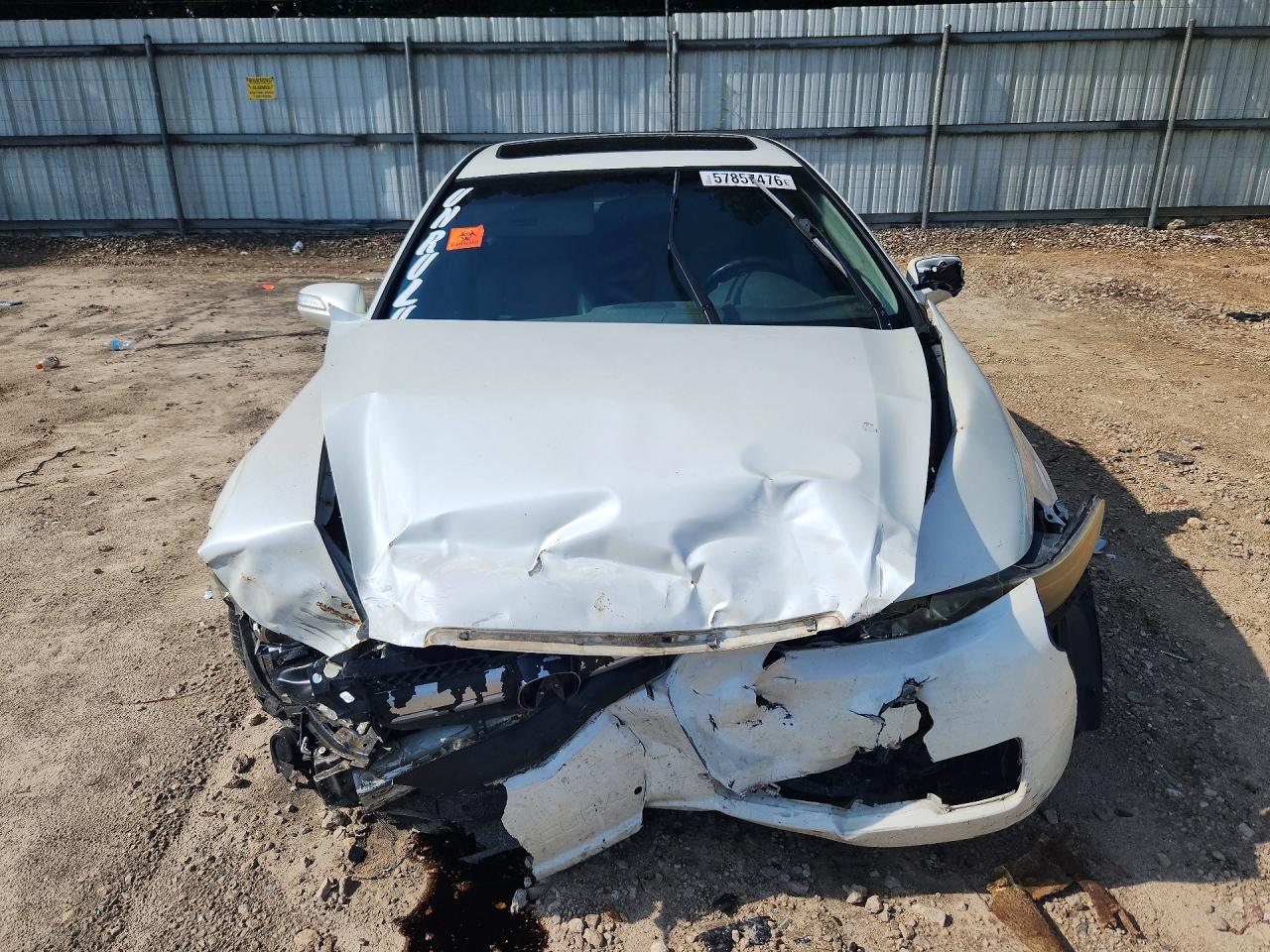 2008 Acura Tl White vin: 19UUA66238A017165