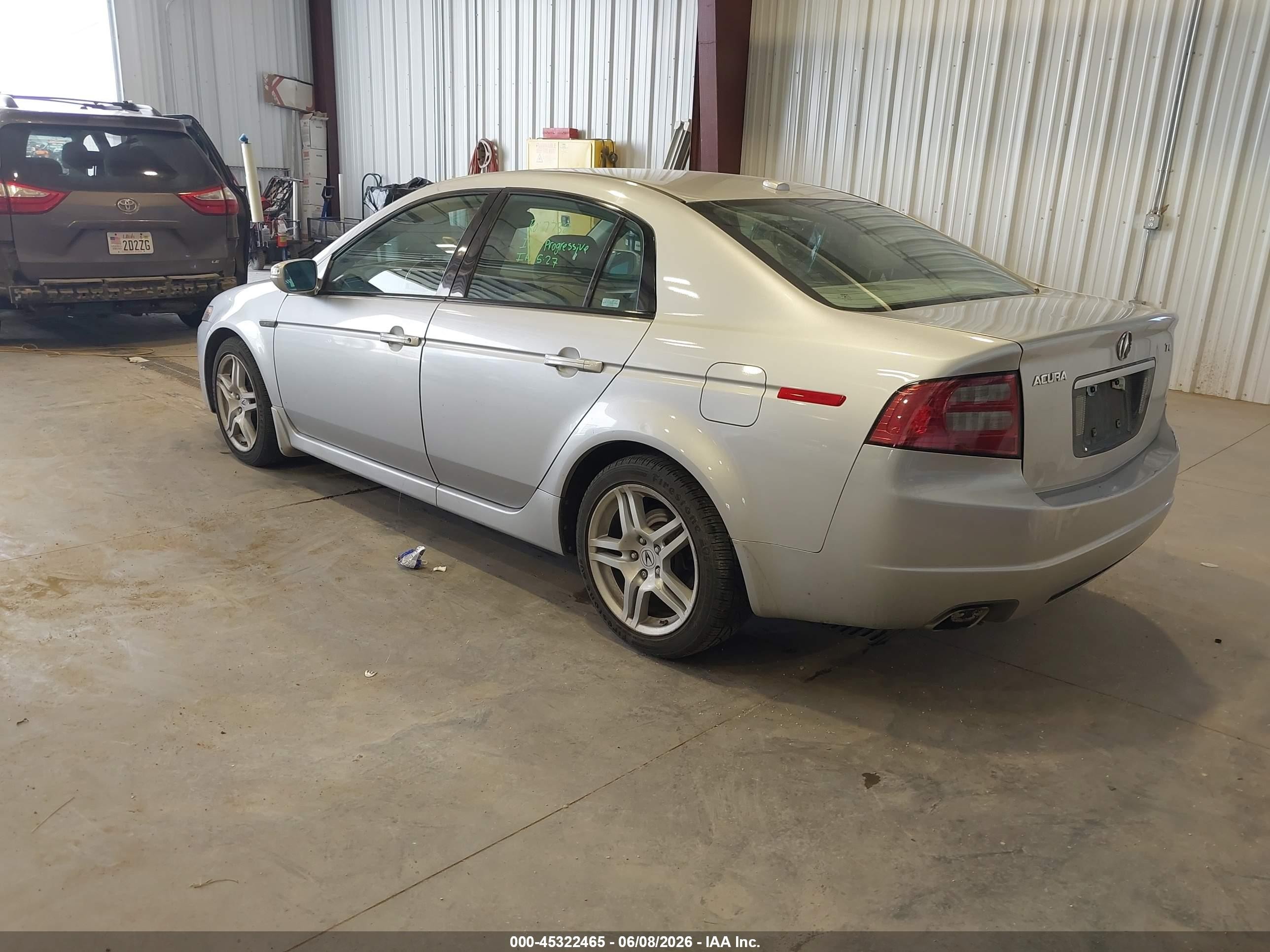 2008 Acura Tl 3.2 Silver vin: 19UUA66238A035374